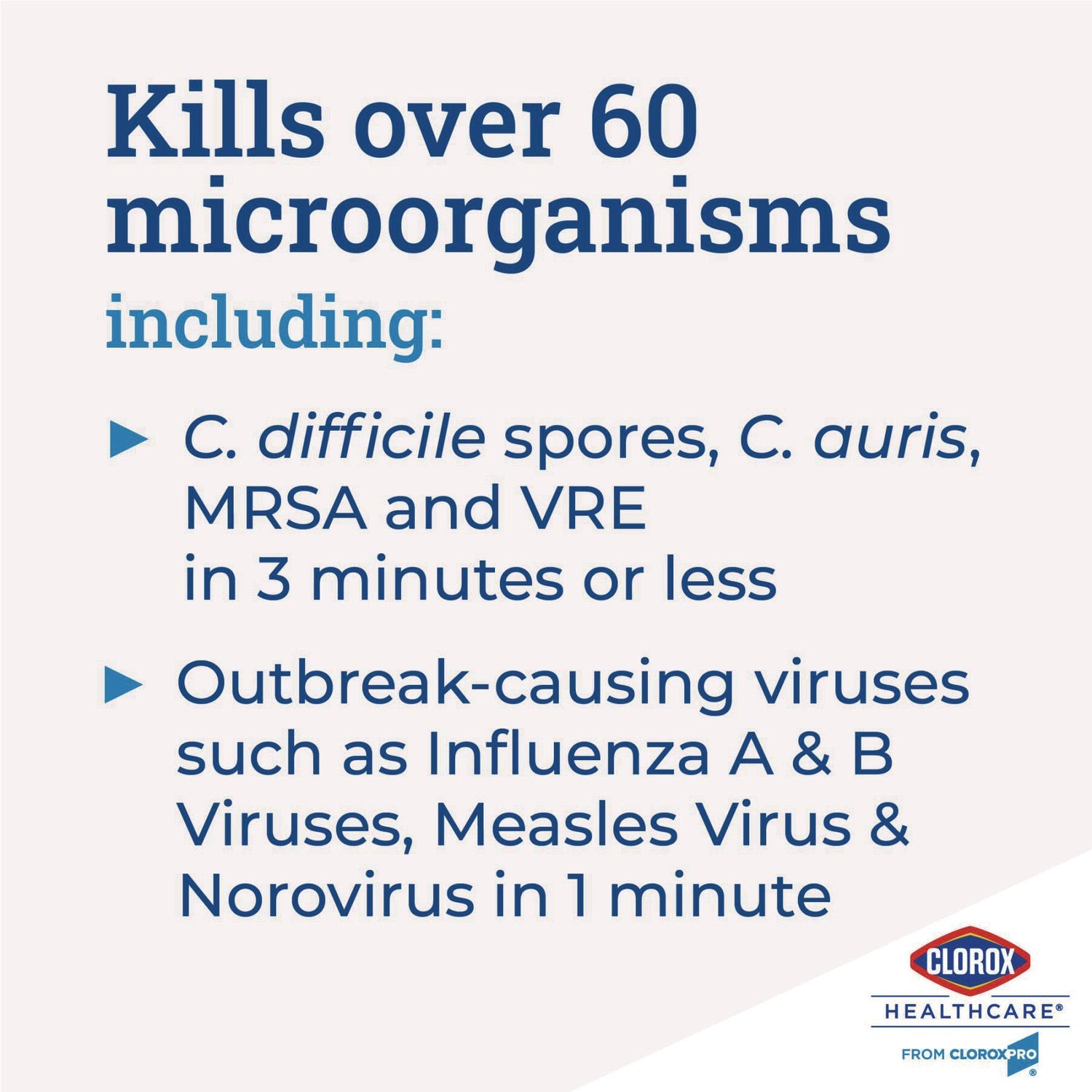 Clorox Healthcare® Bleach Germicidal Wipes, 1-Ply, 6.75 x 9, Unscented, White, 70/Canister