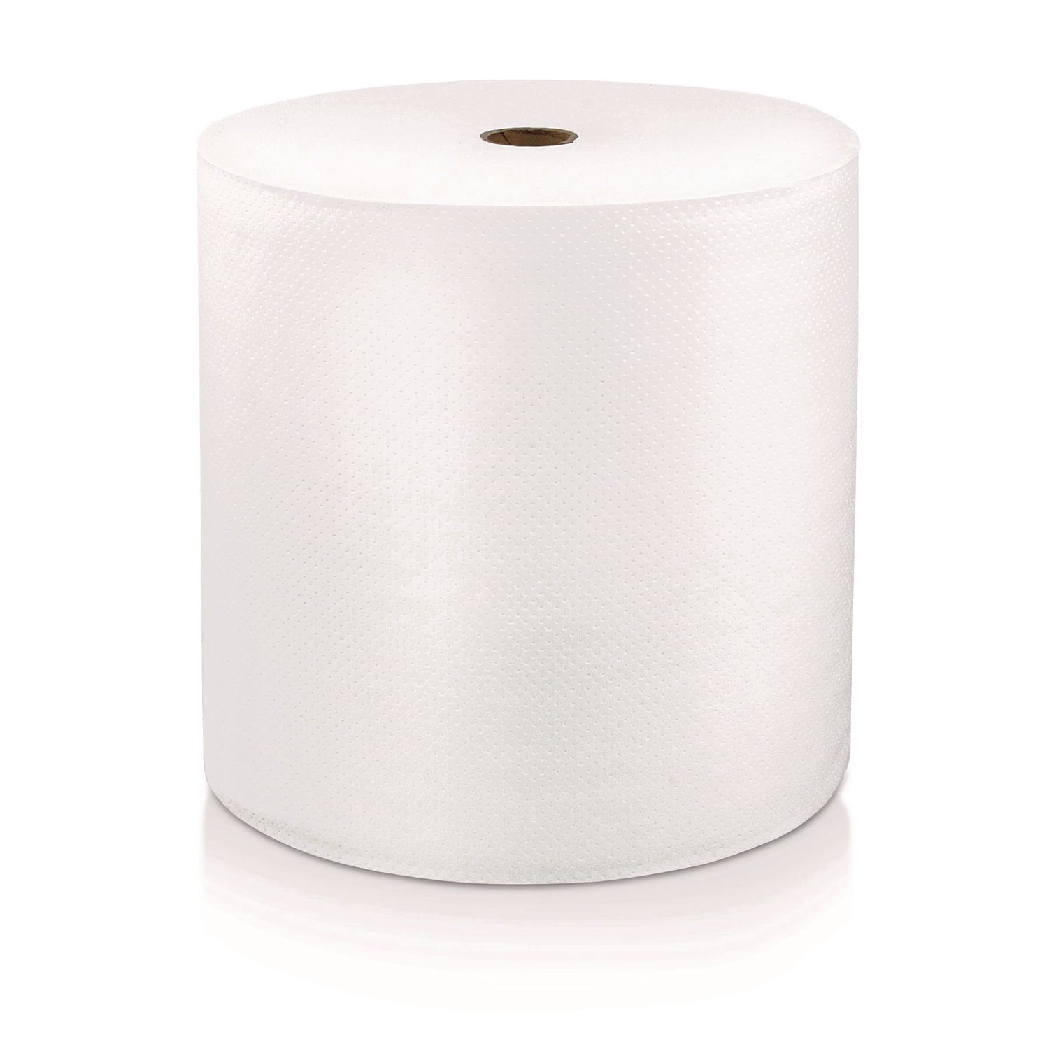 LoCor® Hard Wound Roll Towel, 1-Ply, 8" x 1,000 ft, White, 6 Rolls/Carton
