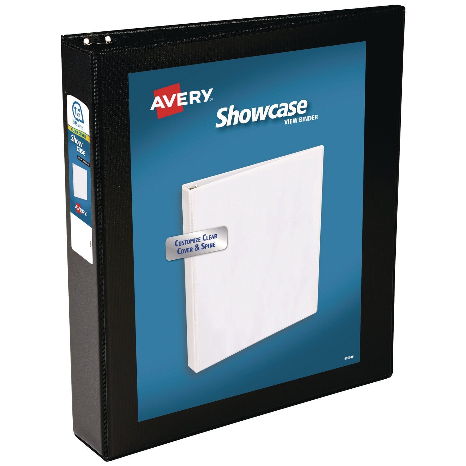 Showcase Economy View Binder | Black | 1.5" Ring