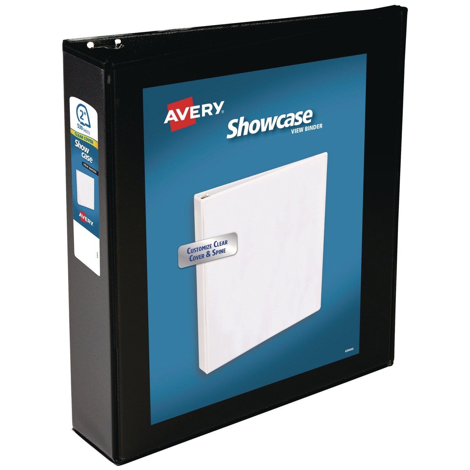 Showcase Economy View Binder | Black | 2" Slant Ring