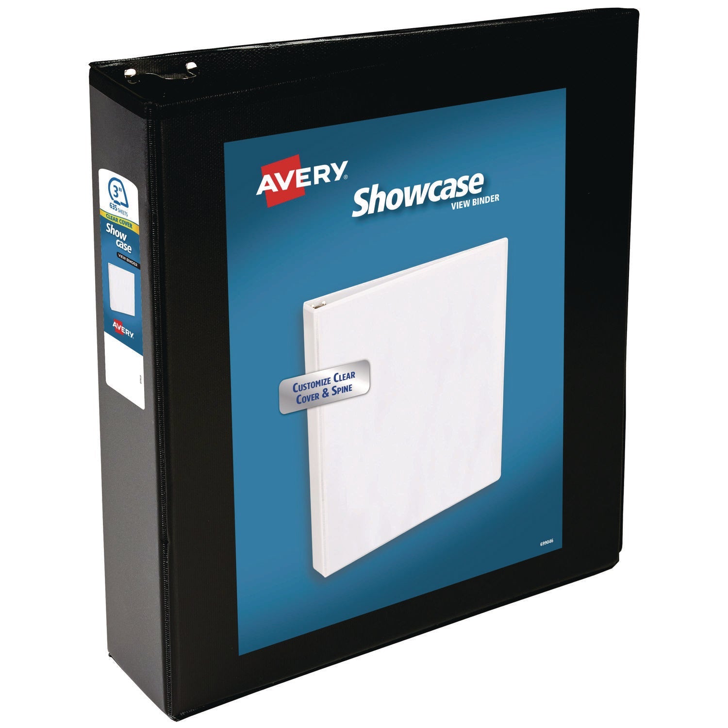 Showcase Economy View Binder | Black | 3" Ring