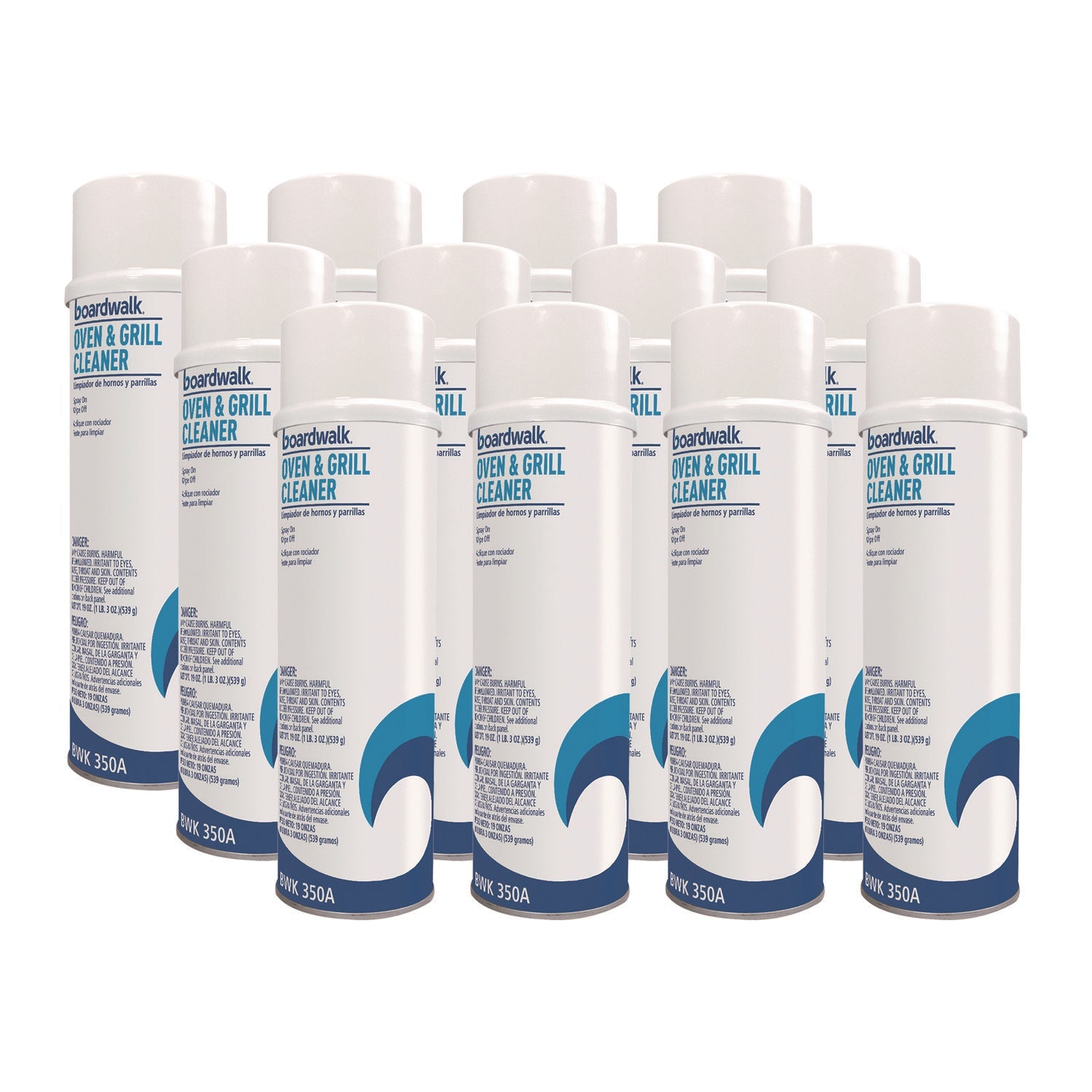 Boardwalk® Oven and Grill Cleaner, 20 oz Aerosol Spray, 12/Carton