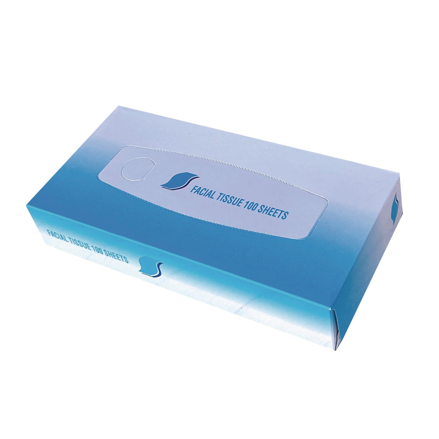 GEN Facial Tissue,  2-Ply, White, Flat Box, 100 Sheets/Box, 30 Boxes/Carton