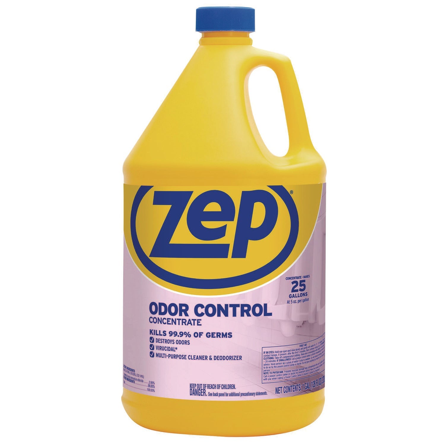Zep Commercial® Odor Control, Light Floral Scent, 1 gal, 4/Carton