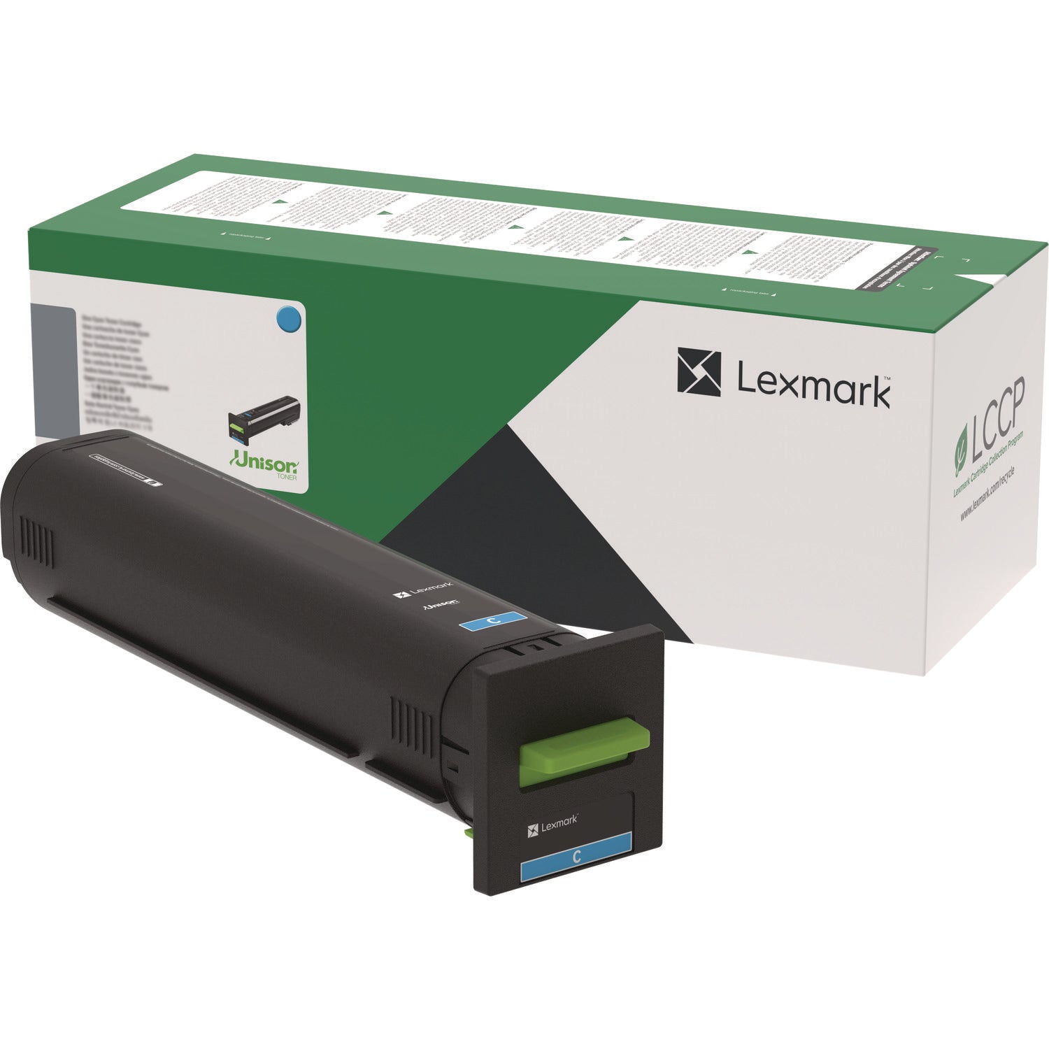 Lexmark™ 82K0UCG Ultra High-Yield Toner, 55,000 Page-Yield, Cyan - Bloom Skins