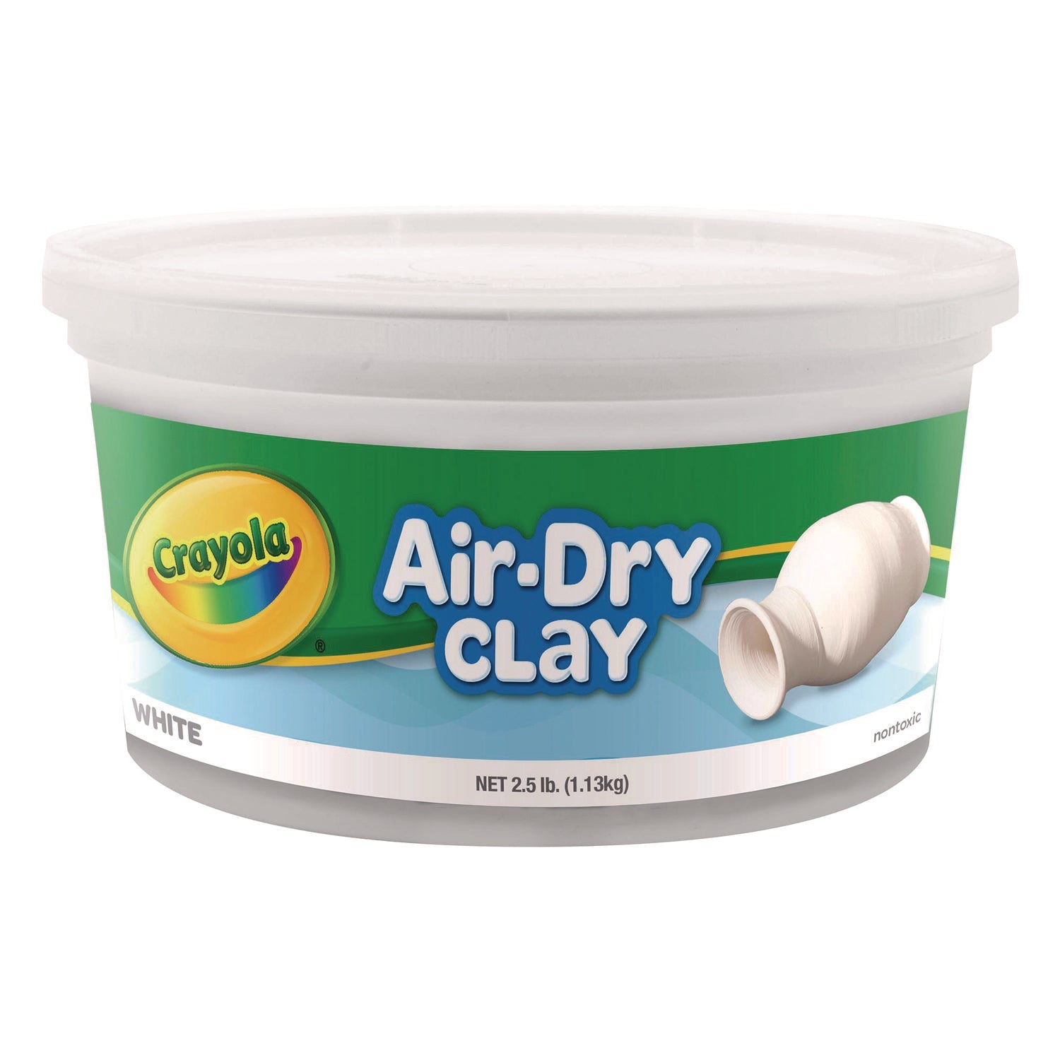Crayola® Air-Dry Clay,White, 2.5 lbs