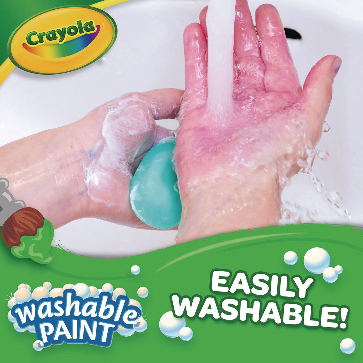 Crayola® Washable Paint, Red, 1 Gal Bottle