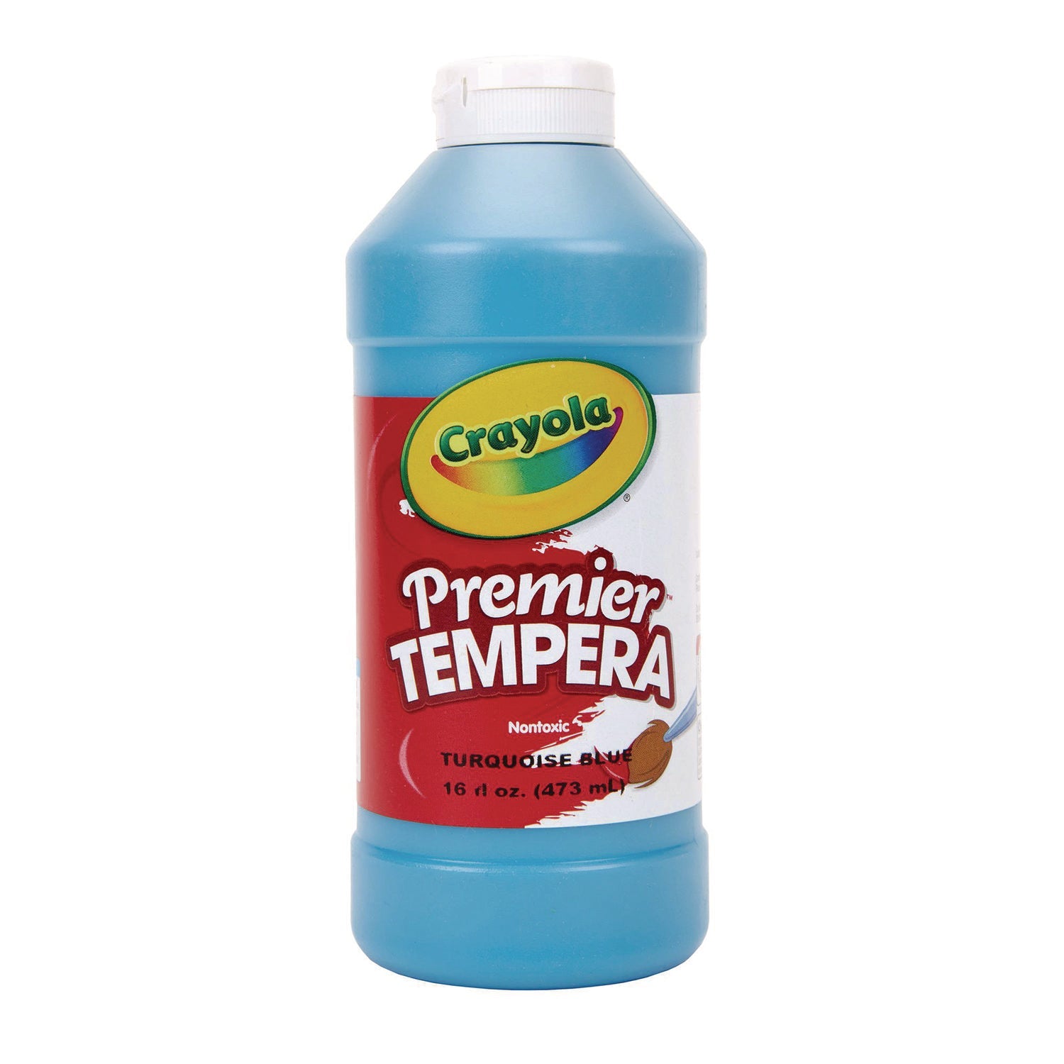 Premier Tempera Paint | Turquoise, 16oz, Crayola®