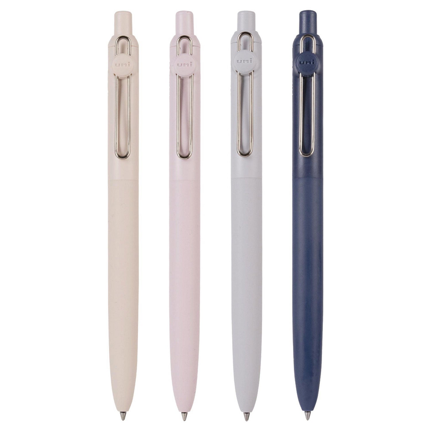 uniball® Zento Gel Pen, Retractable, Medium 0.7 mm, Black Ink, Assorted Barrel Colors, Dozen - Bloom Skins