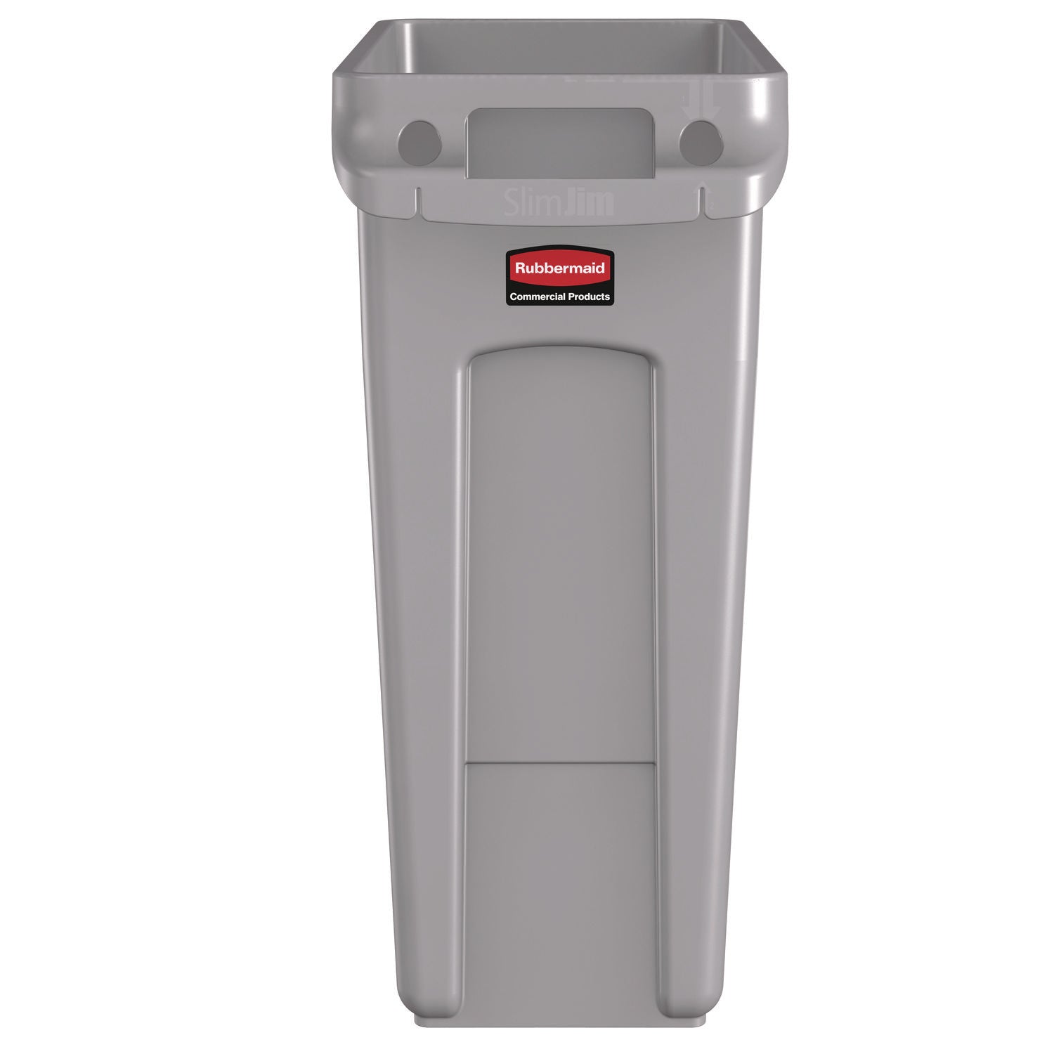 Slim Jim Waste Container | 16 gal, with Handles