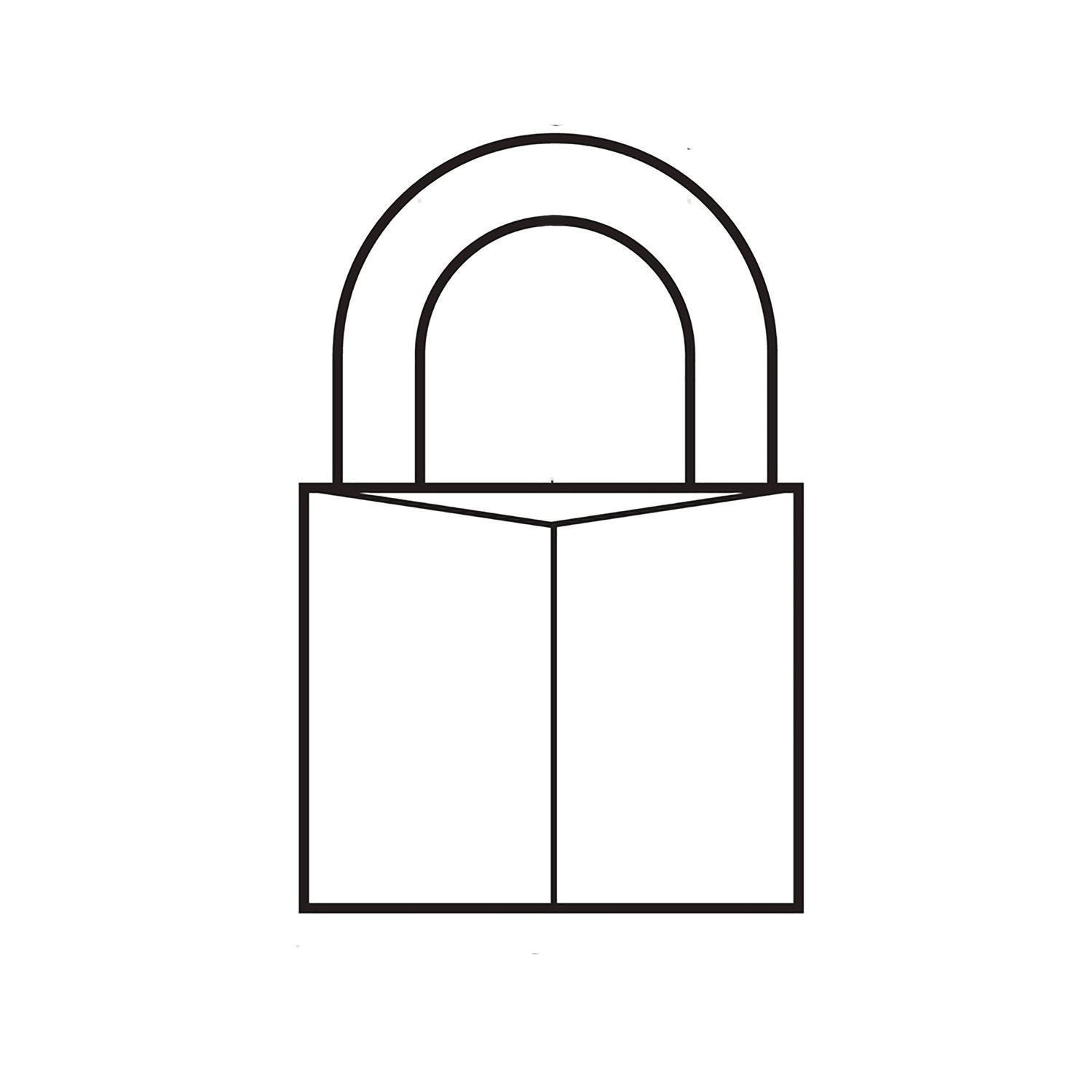 Master Lock® Three-Pin Brass Tumbler Locks, 0.75" Wide, 2 Locks and 2 Keys, 2/Pack