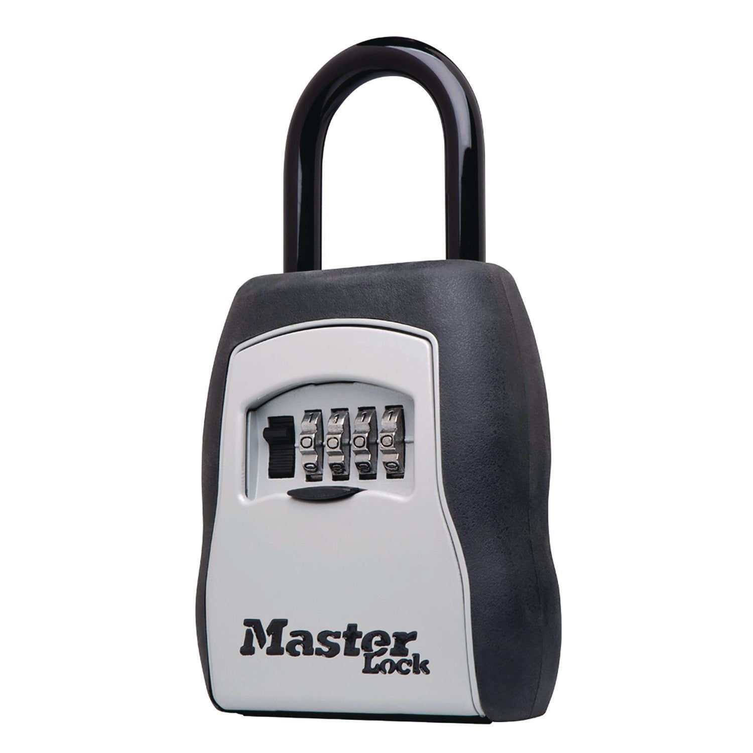 Master Lock® Locking Combination 5 Key Steel Box, 3.25" Wide, Black/Silver