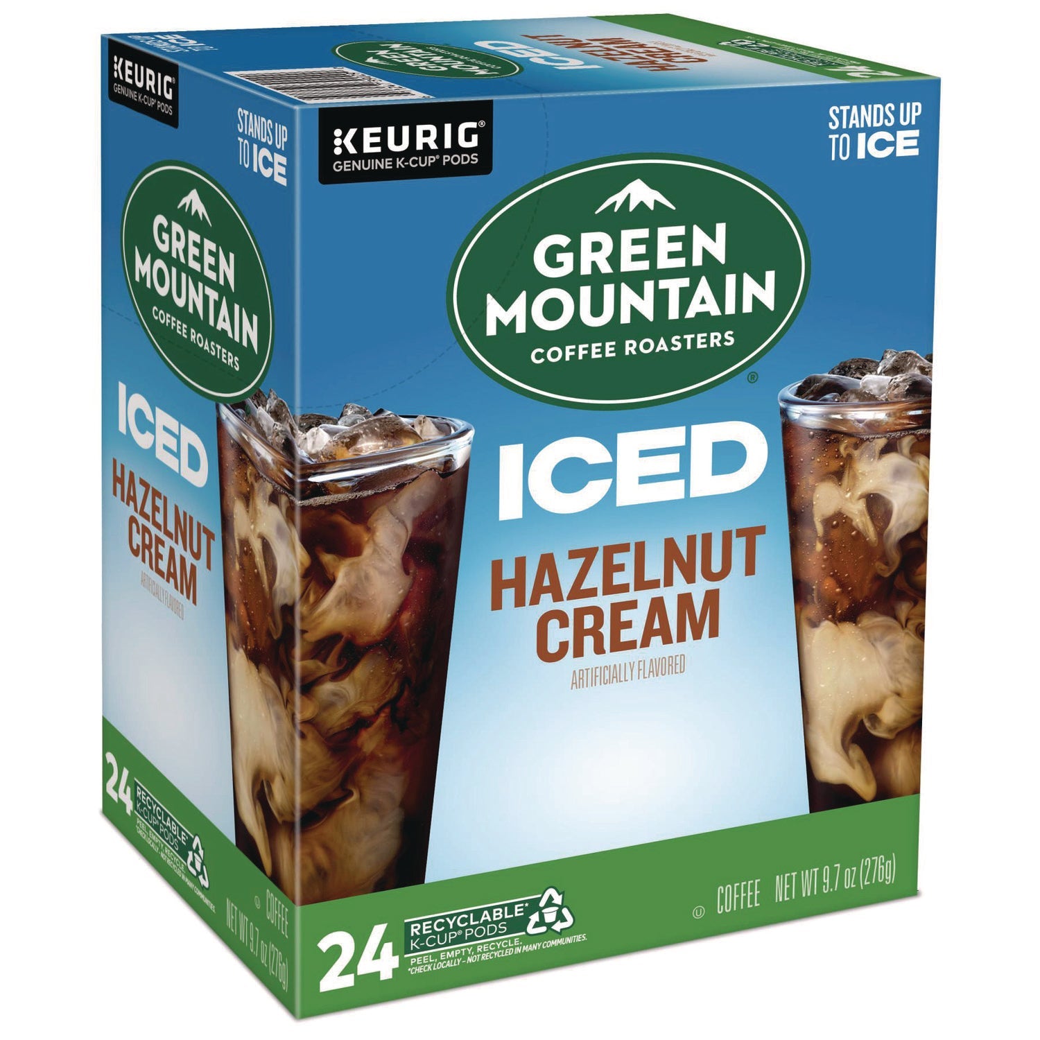 Green Mountain Coffee® Hazelnut Cream Brew Over Ice Coffee K-Cups, 24/box