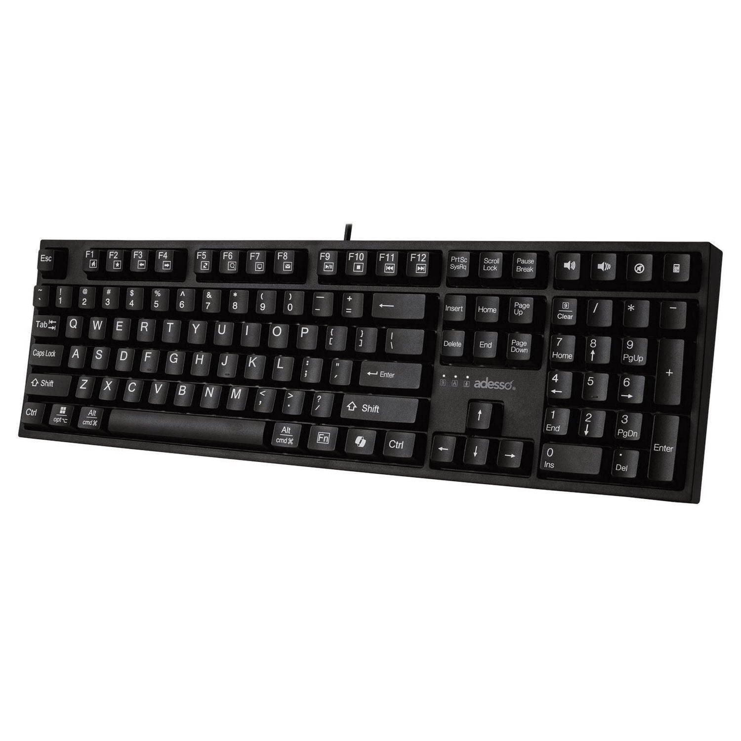 Adesso EasyTouch 670UB Keyboard, Black - Bloom Skins