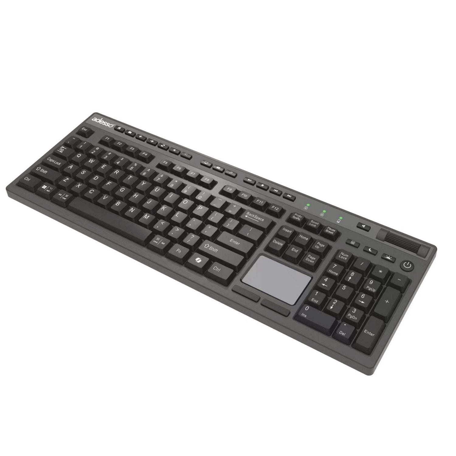 Adesso WKB-4450UB Keyboard, Black - Bloom Skins