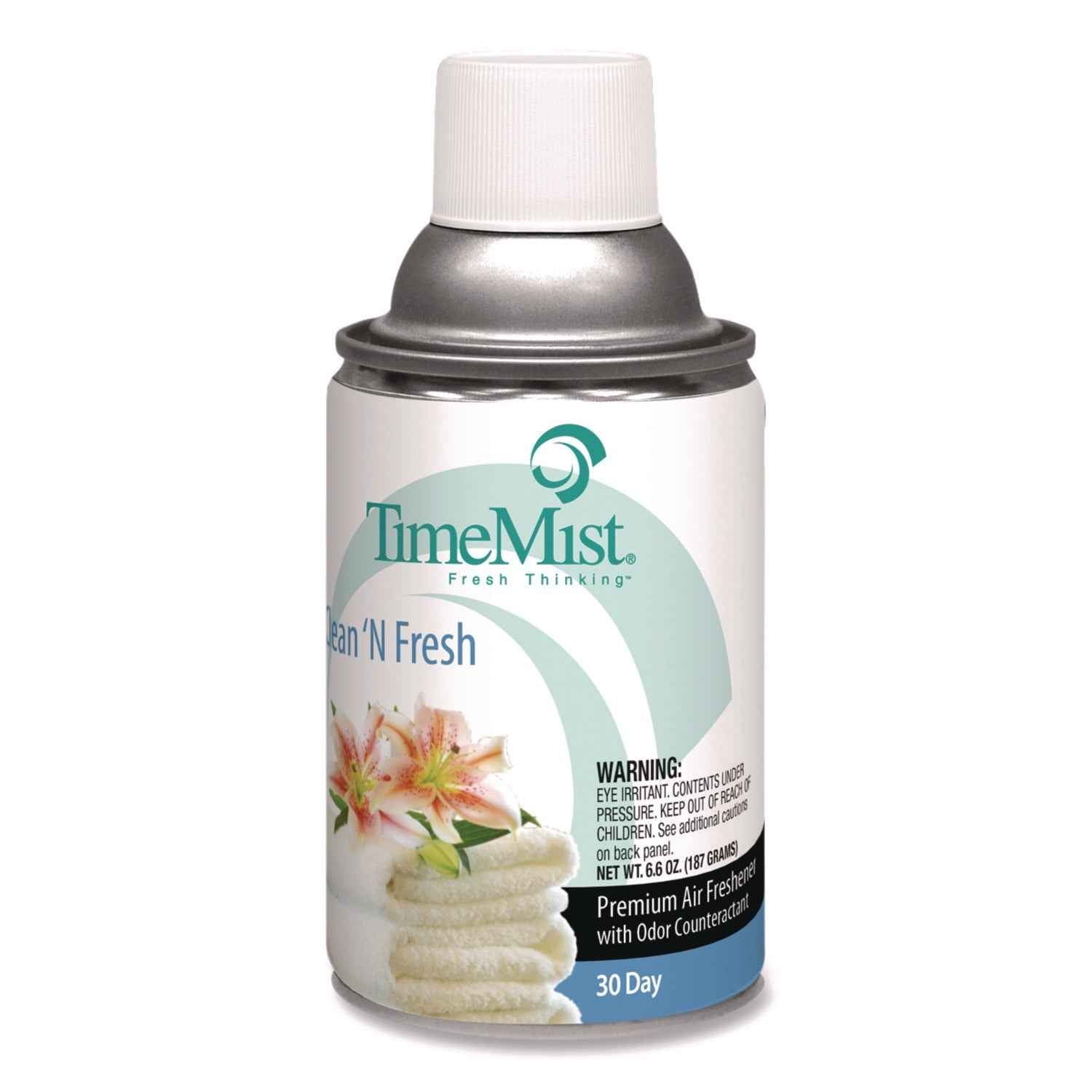 TimeMist® Premium Metered Air Freshener Refill, Clean N Fresh, 7.1 Oz Aerosol Spray