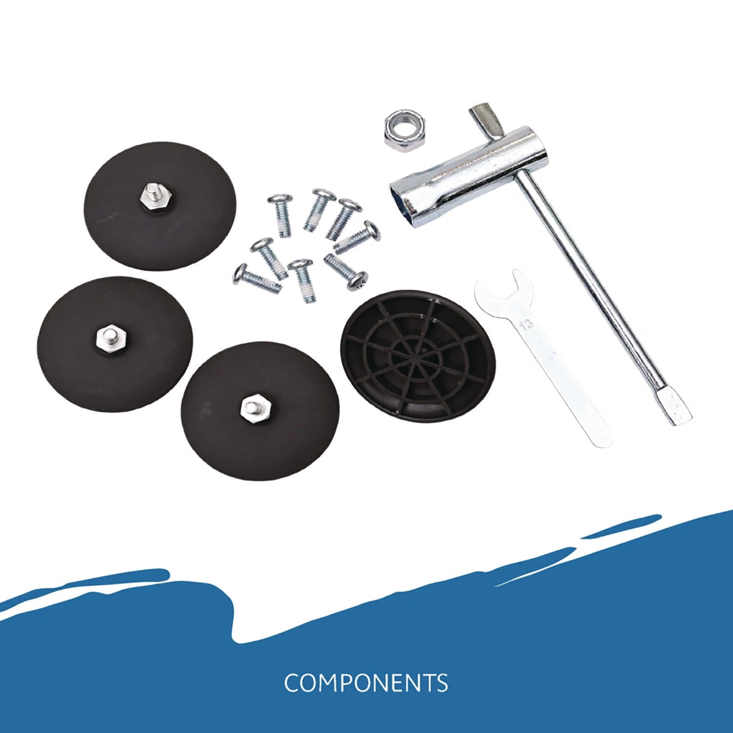 Iceberg CafeWorks Cafe-Height Table, Square, 36" x 36" x 30", Graphite Granite/Silver