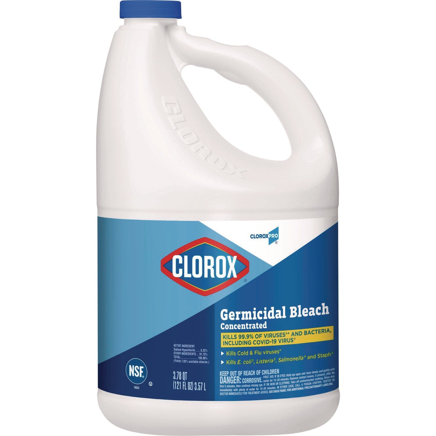 Clorox® Concentrated Germicidal Bleach, Regular, 121 Oz Bottle