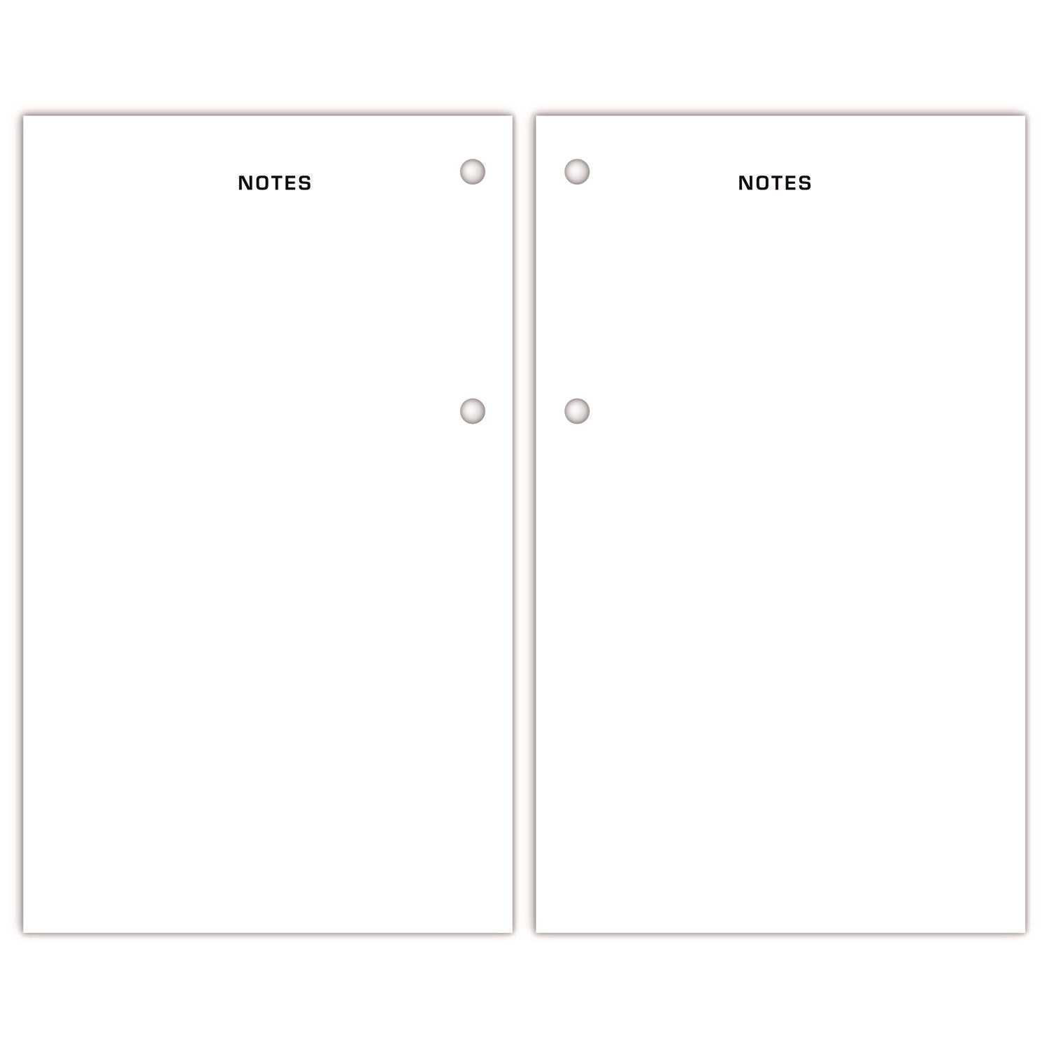 AT-A-GLANCE® Two-Color Desk Calendar Refill, 3.5 x 6, White Sheets, 12-Month (Jan to Dec): 2025