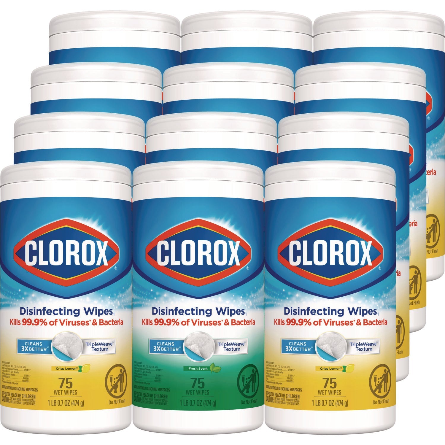 Disinfecting Wipes | Assorted Scents, 3-Pack