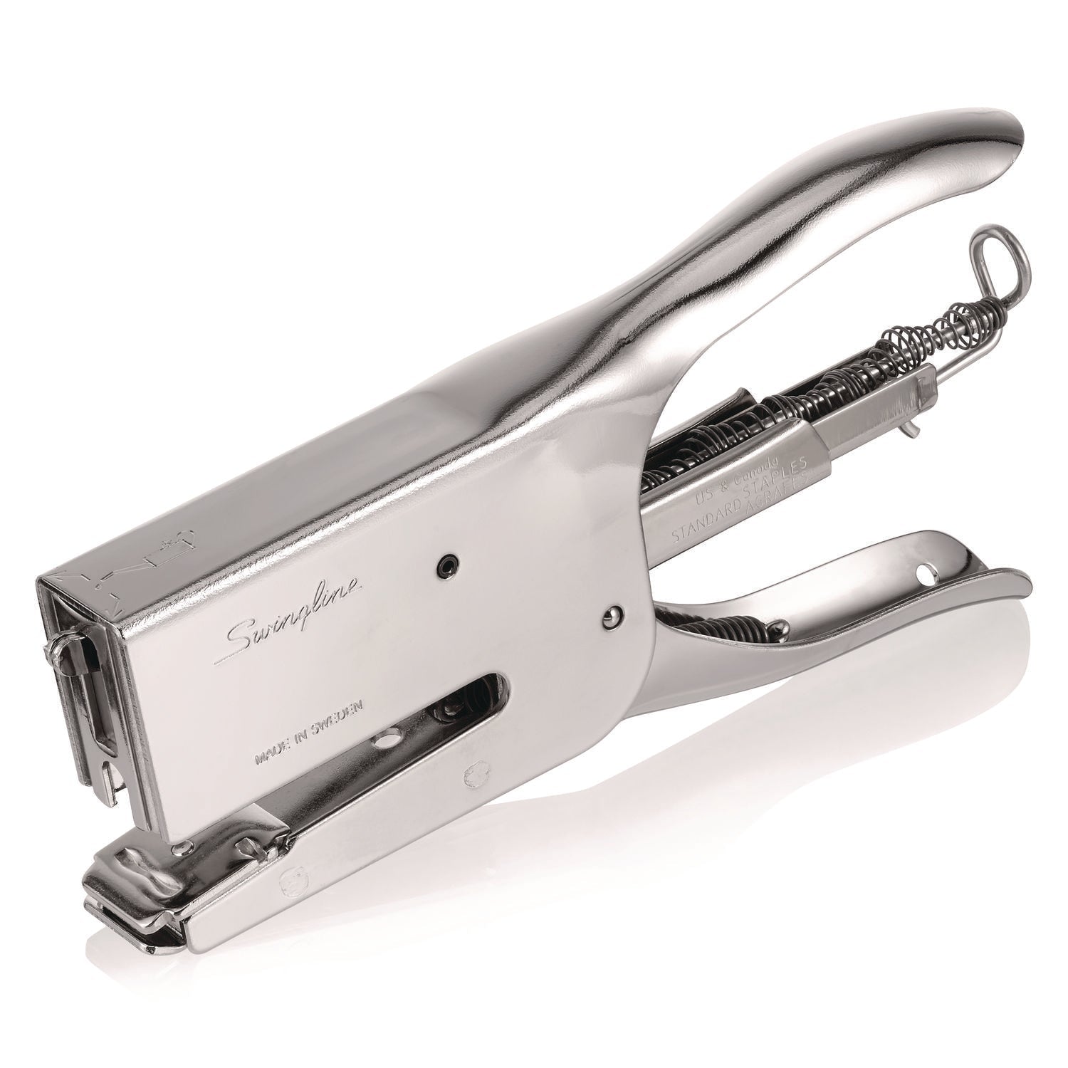 Rapid® Classic K1 Plier Stapler, 50-Sheet Capacity, 0.25" To 0.31" Staples, 2" Throat, Chrome