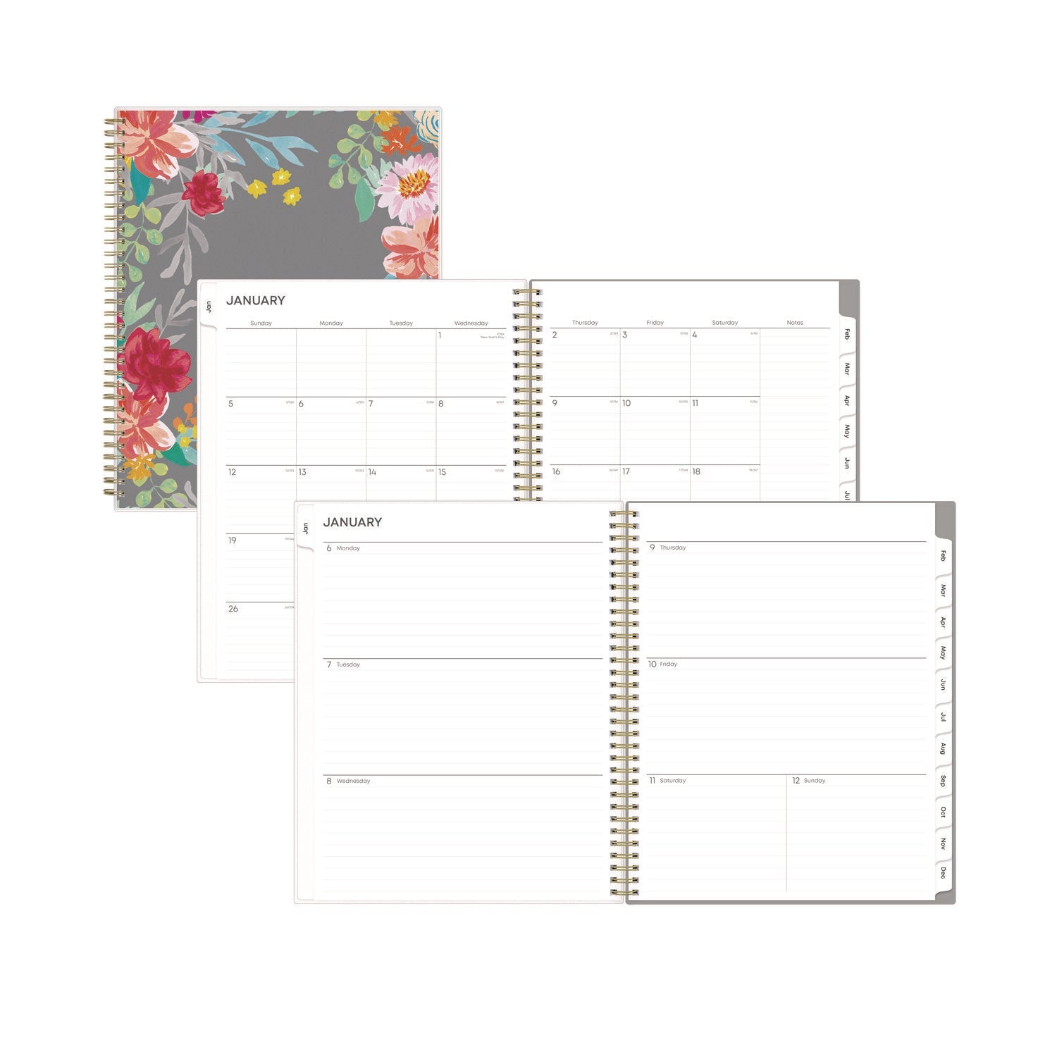 Sophie Frosted Weekly/Monthly Planner | 2025 | 11x8.5