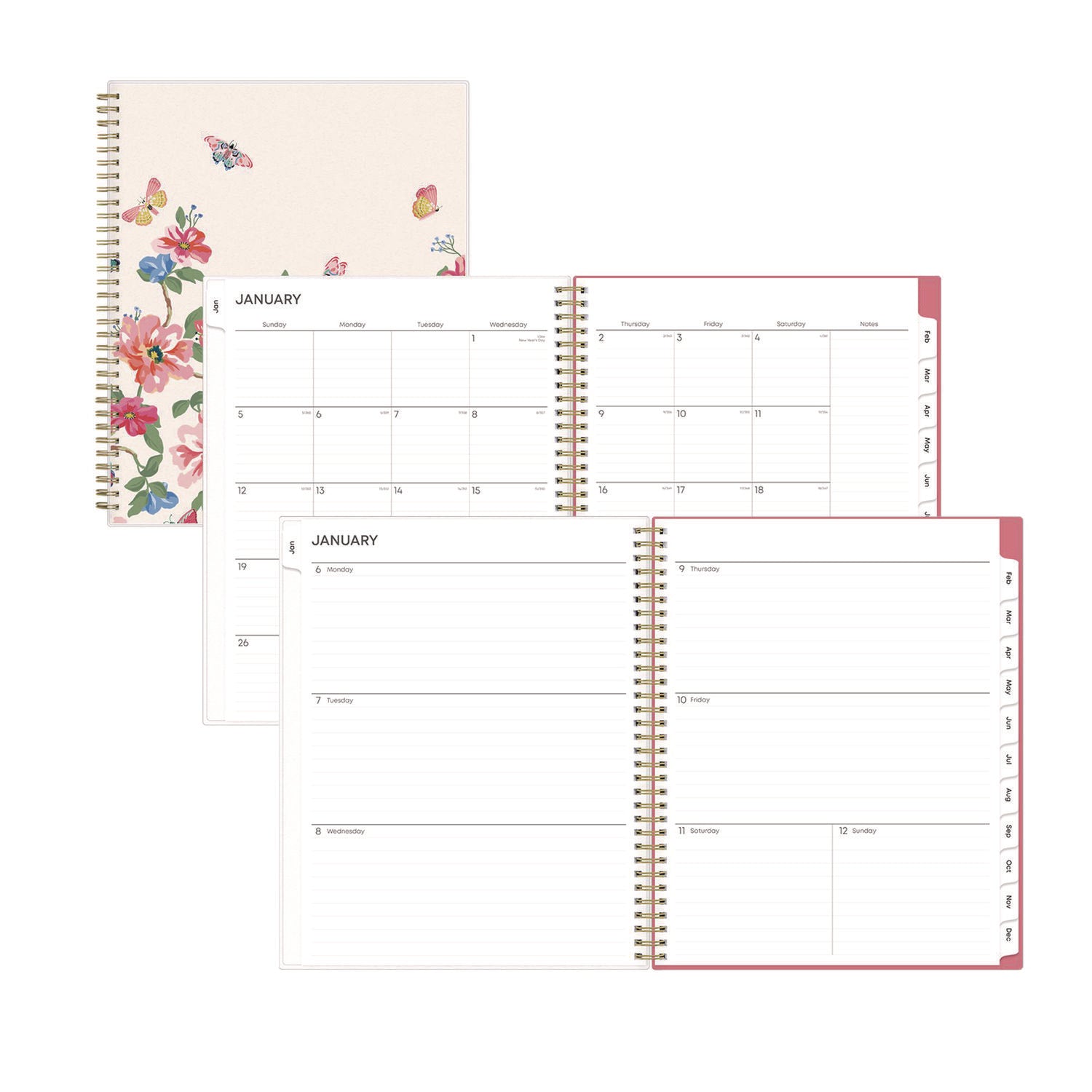Fly By Weekly/Monthly Planner | 2025 | 11x8.5