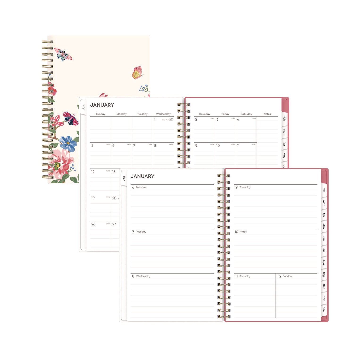 Fly By Weekly/Monthly Planner | 2025 | 8x5