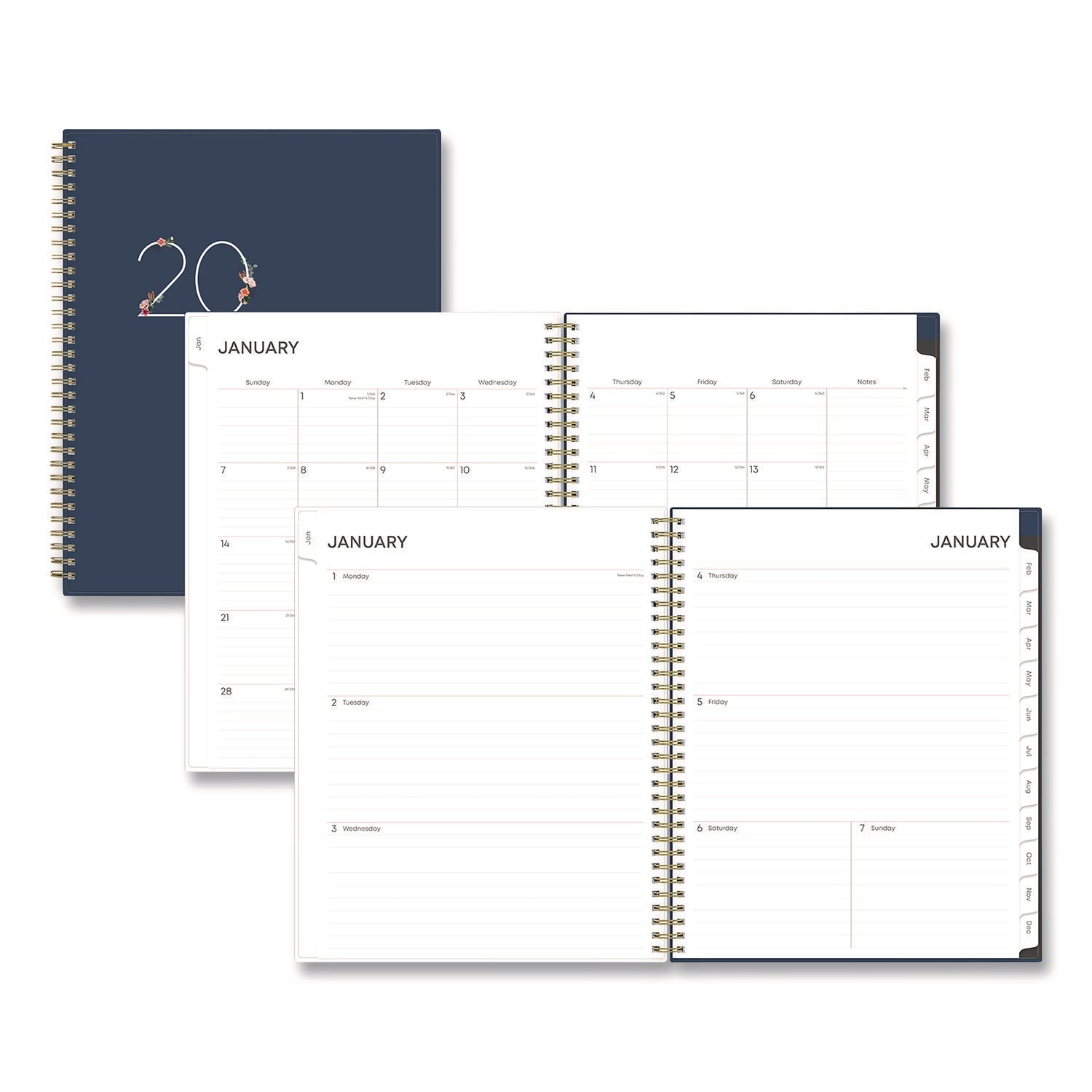 Ashlyn Weekly/Monthly Planner | 2025 | 11x8.5