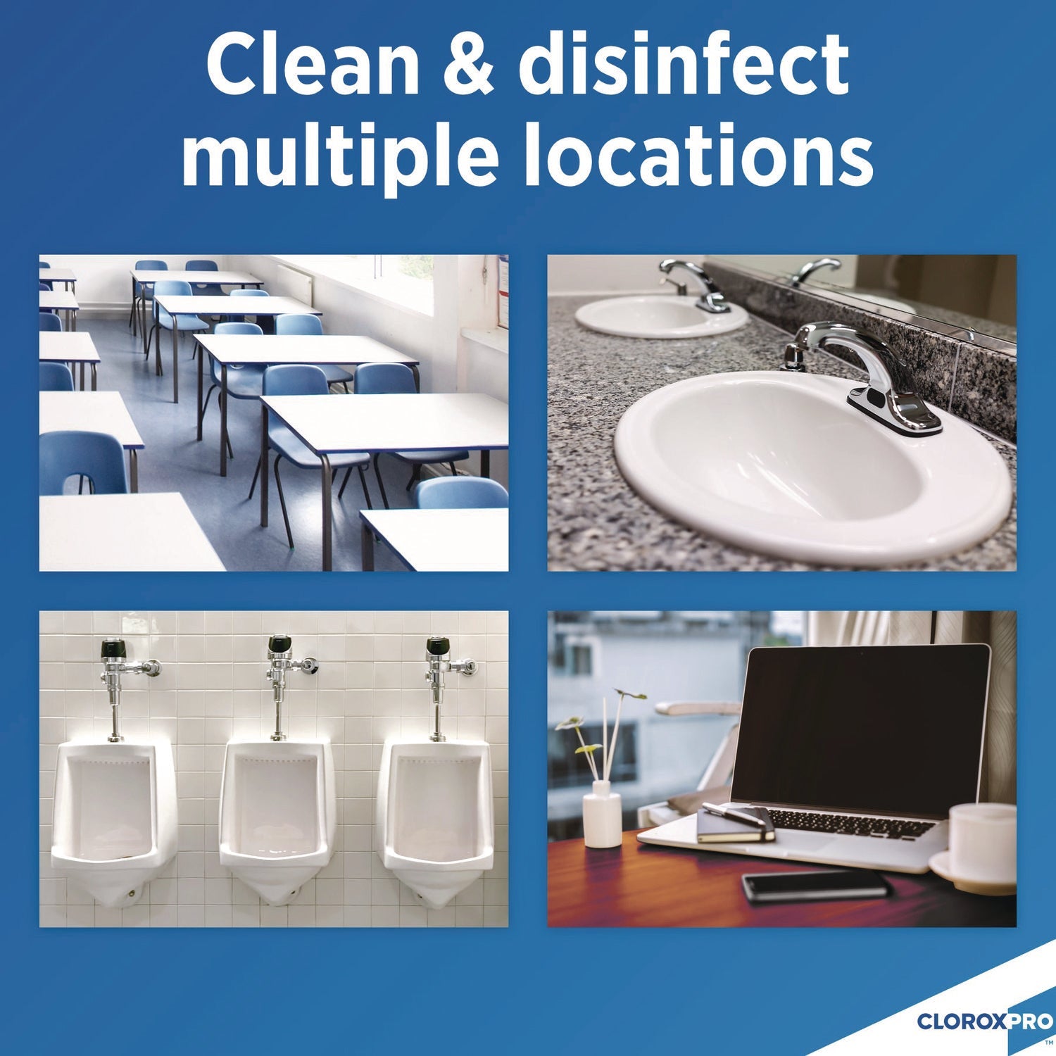 Clorox® CloroxPro Clean-Up Disinfectant Cleaner with Bleach, 32 oz Smart Tube Spray, 9/Carton