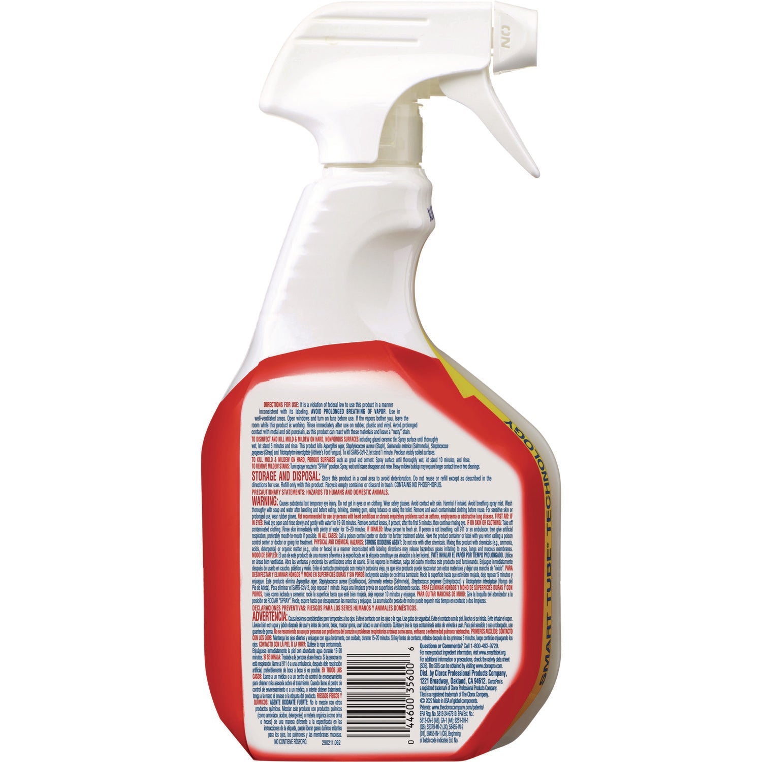 Tilex® CloroxPro Disinfecting Instant Mold and Mildew Remover, 32 oz Smart Tube Spray