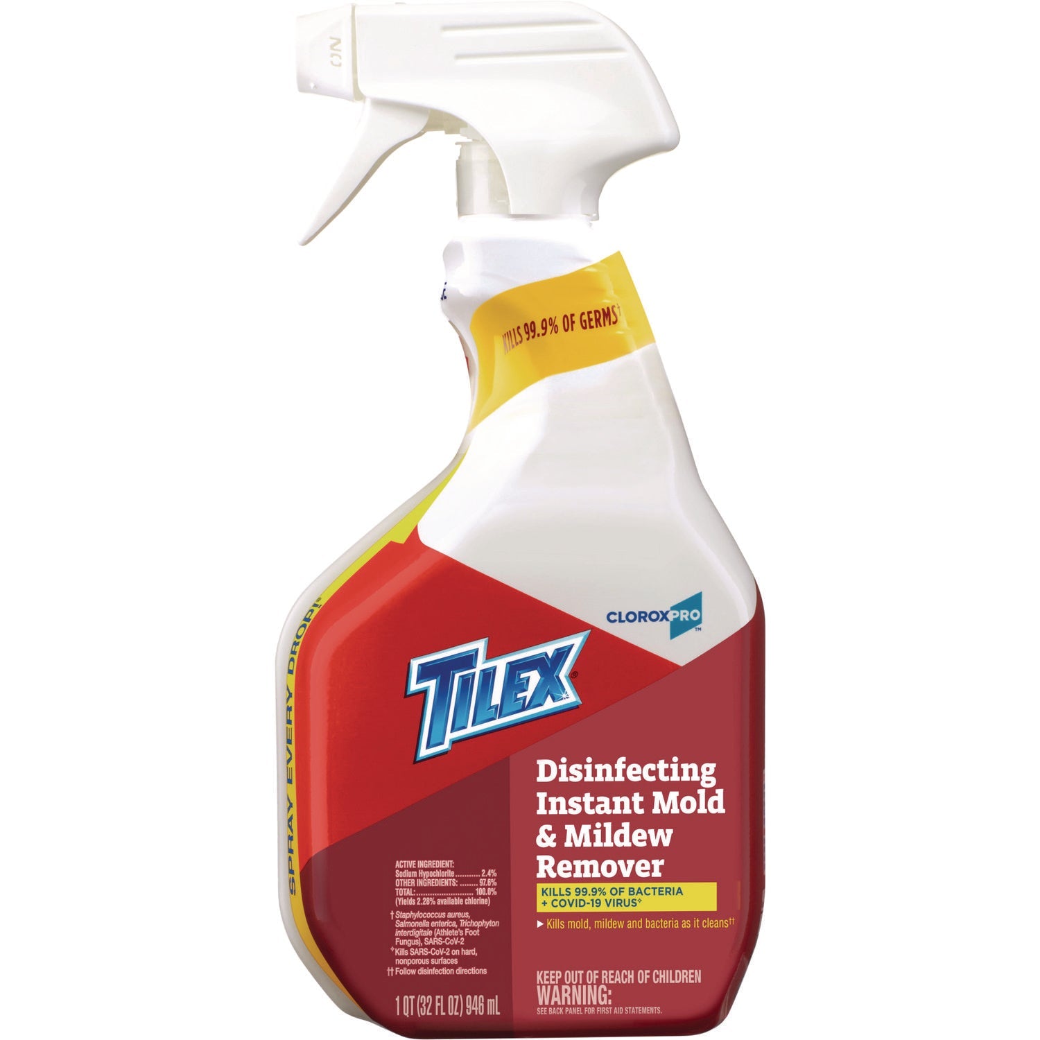 Tilex® CloroxPro Disinfecting Instant Mold and Mildew Remover, 32 oz Smart Tube Spray