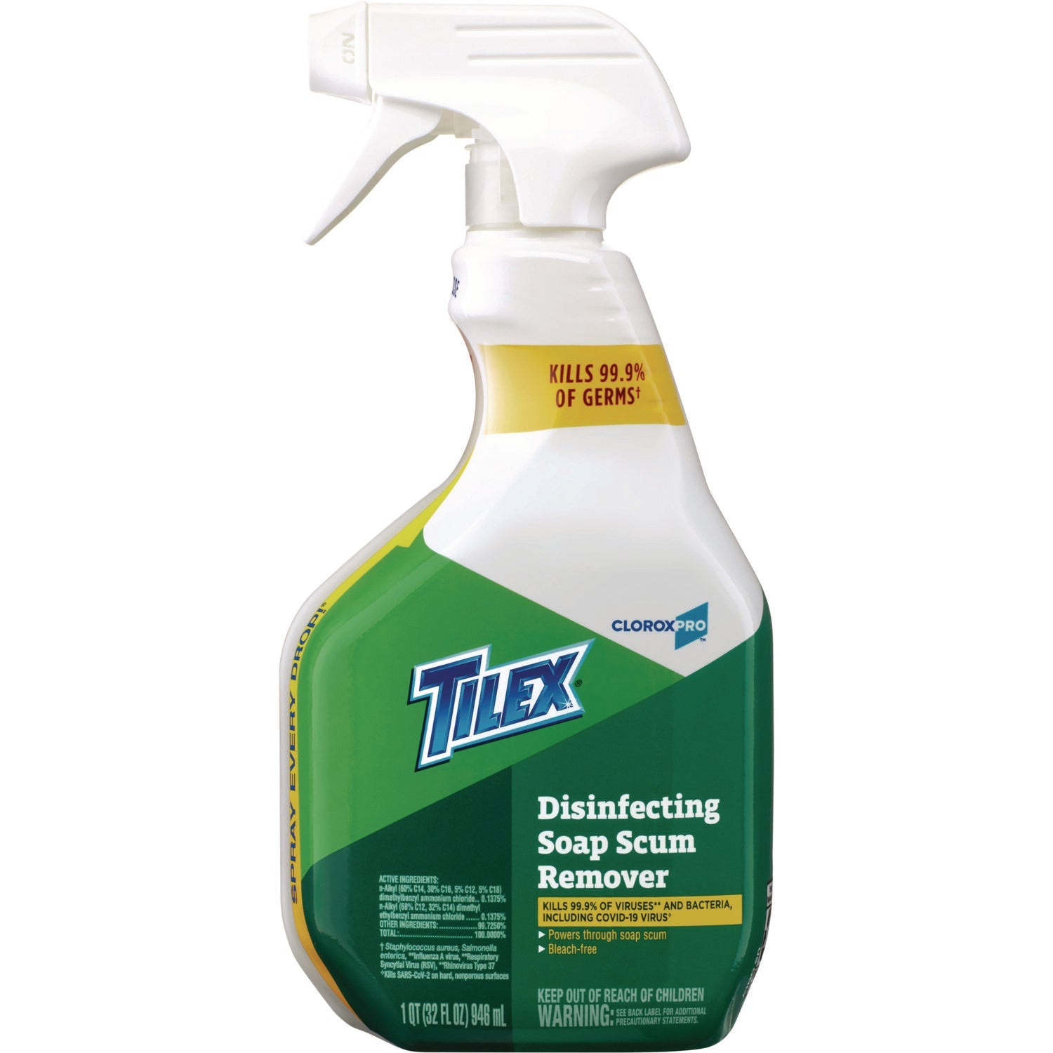 Tilex® CloroxPro Disinfecting Soap Scum Remover Spray, 32 oz Smart Tube Spray