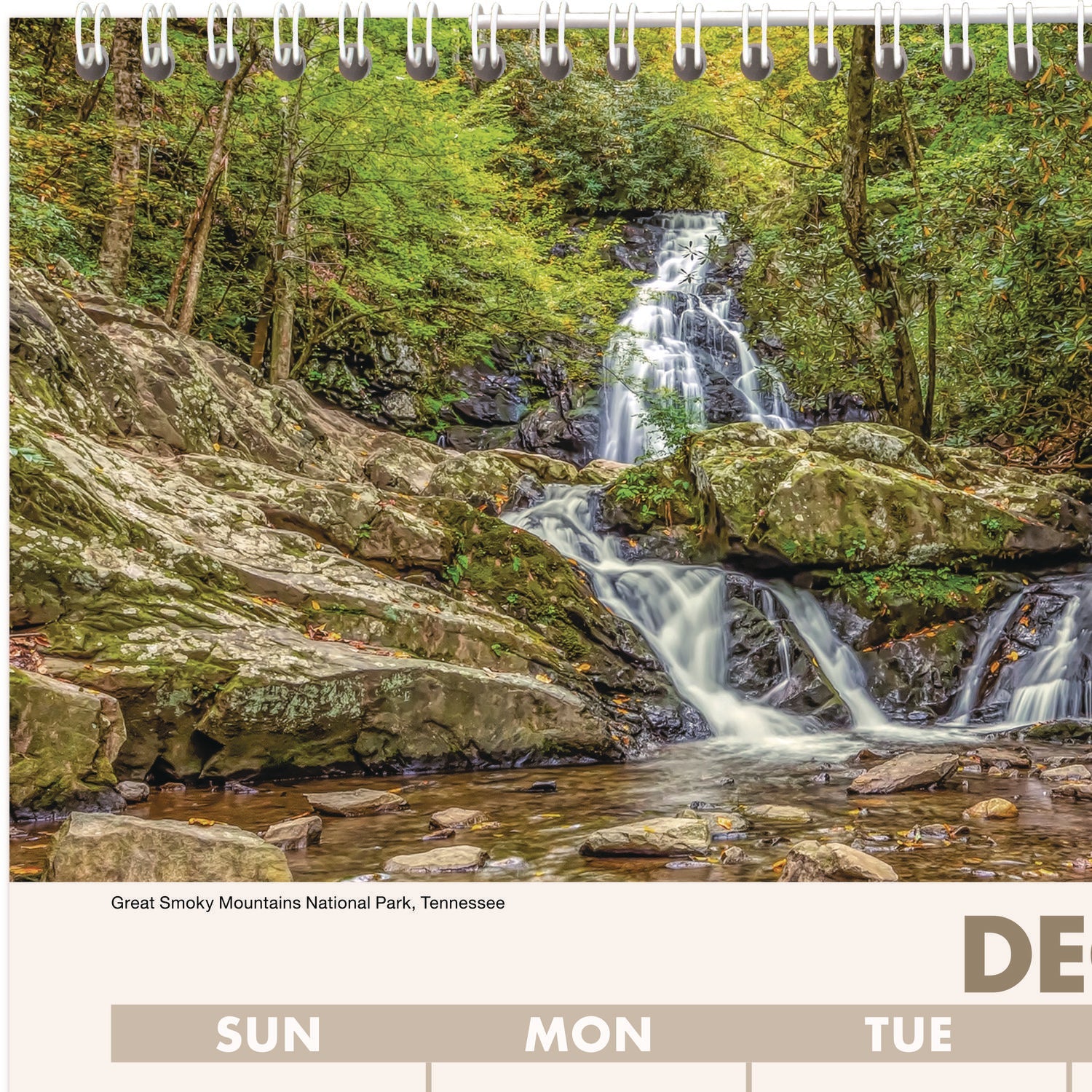 AT-A-GLANCE® Scenic Three-Month Wall Calendar, Landscape Photography, 12 x 27, White Sheets, 14-Month: Dec 2024 to Jan 2026