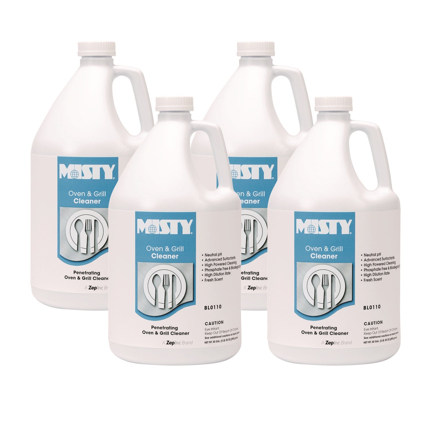 Misty® Heavy-Duty Oven And Grill Cleaner, 1 Gal Bottle