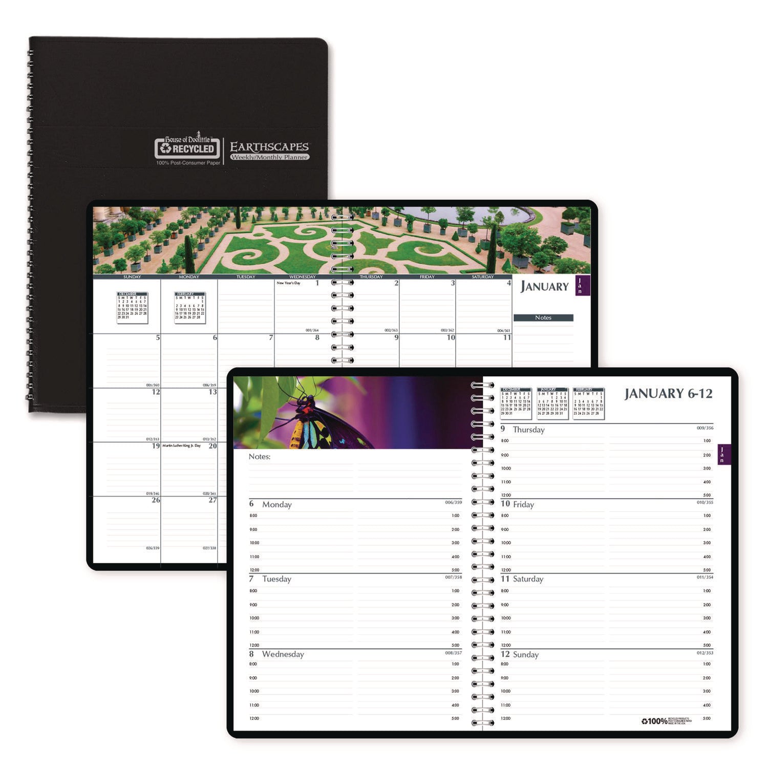 Weekly/Monthly Planner | 2025 Gardens of the World