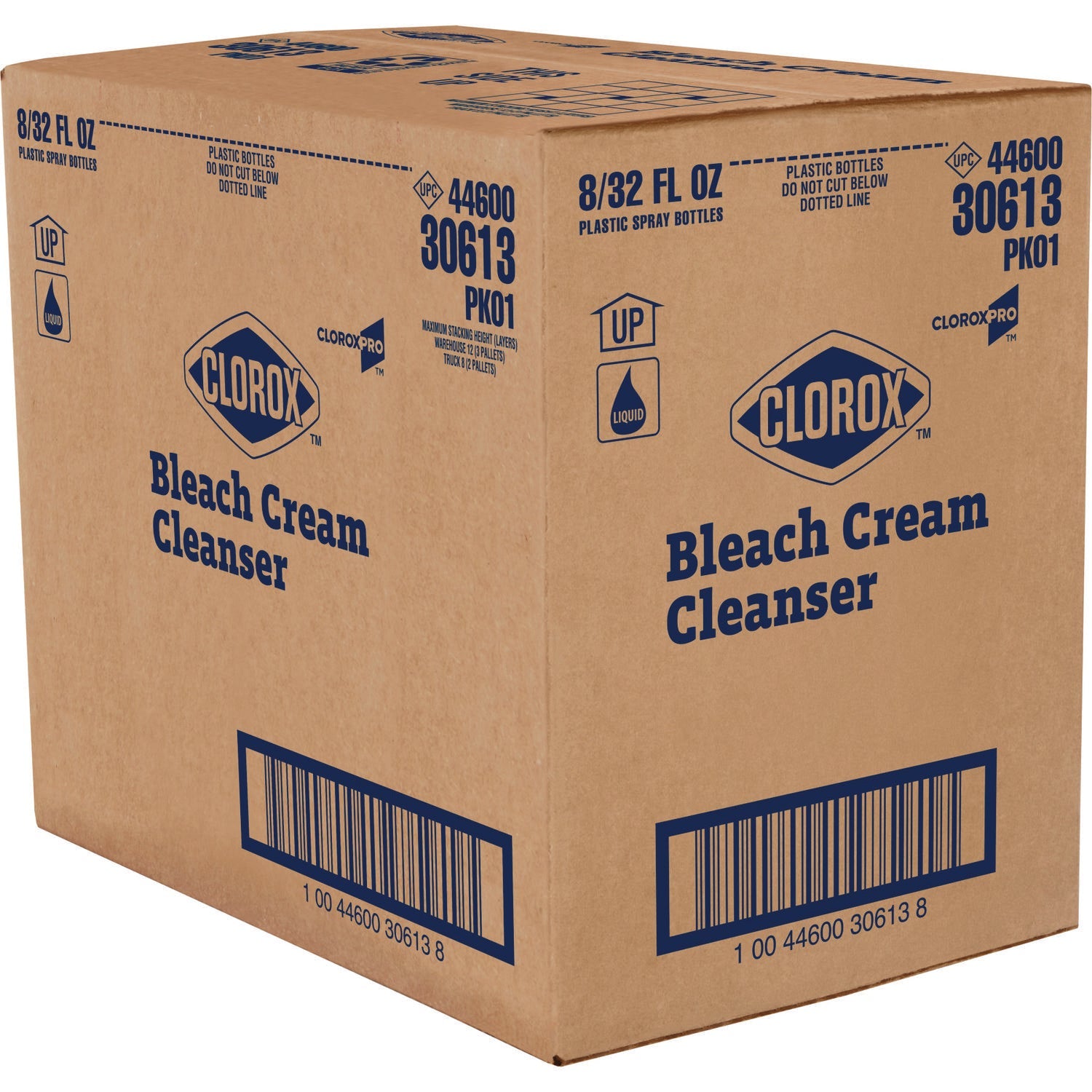 Clorox® Bleach Cream Cleanser, Fresh Scent, 32 Oz Bottle, 8/carton