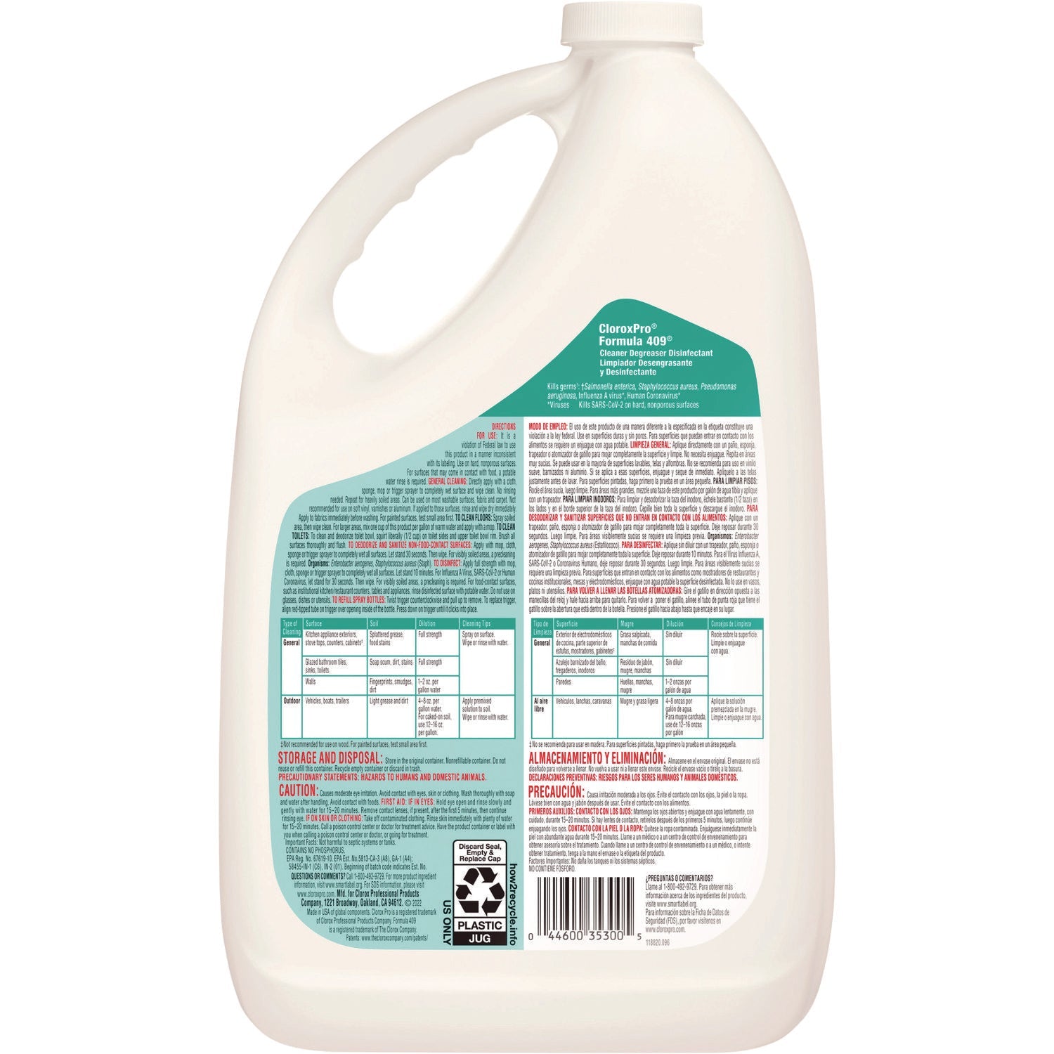 Formula 409® CloroxPro Cleaner Degreaser Disinfectant, 128 oz Refill