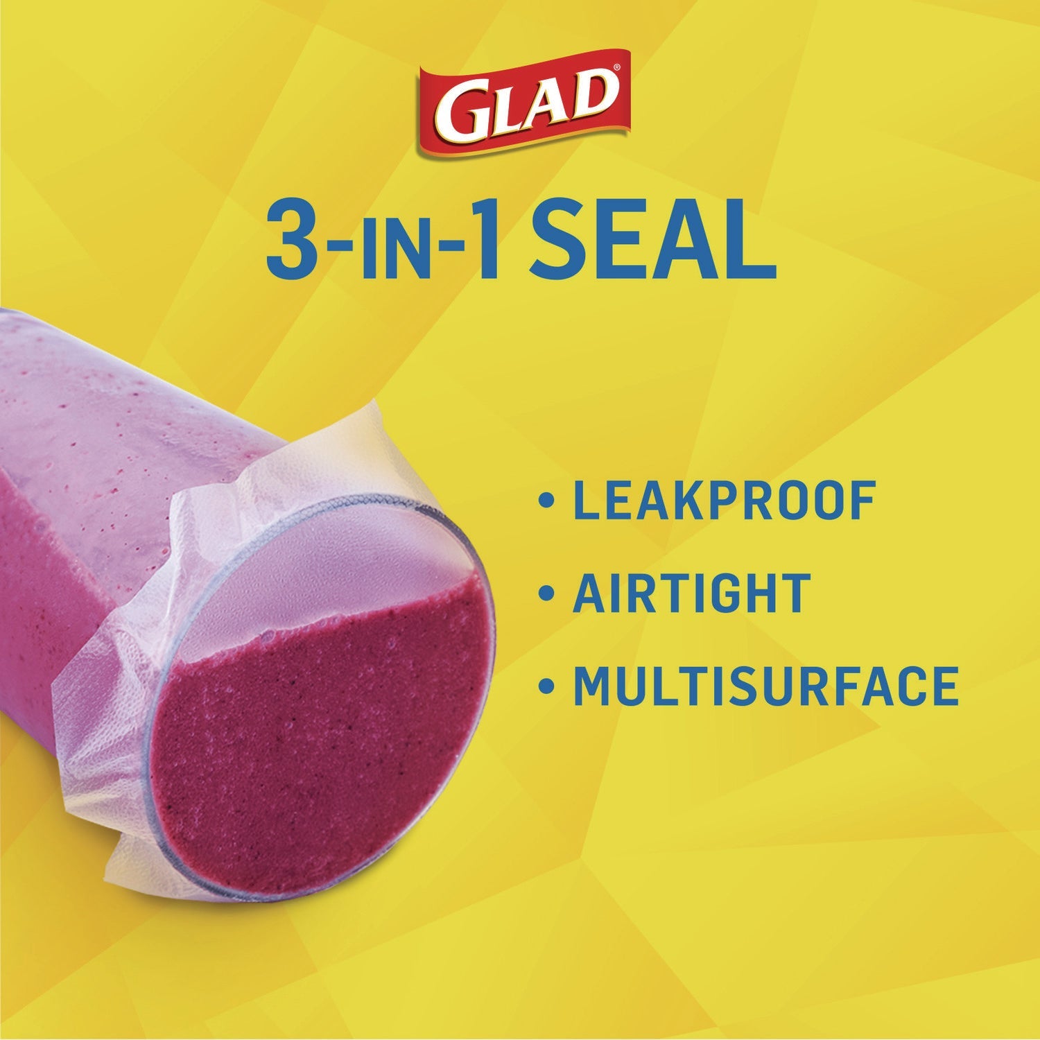 Glad® Press'n Seal Food Plastic Wrap, 70 sq ft, 12/Carton