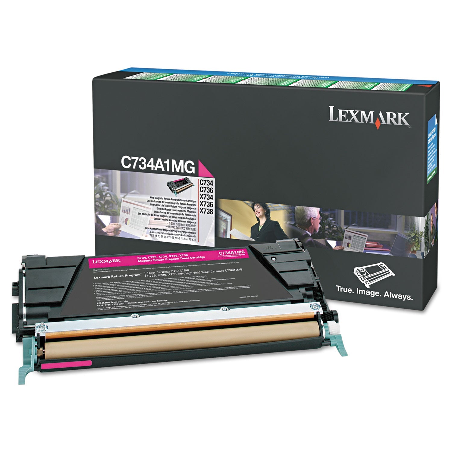 Lexmark C748H1MG High-Yield Toner | Magenta