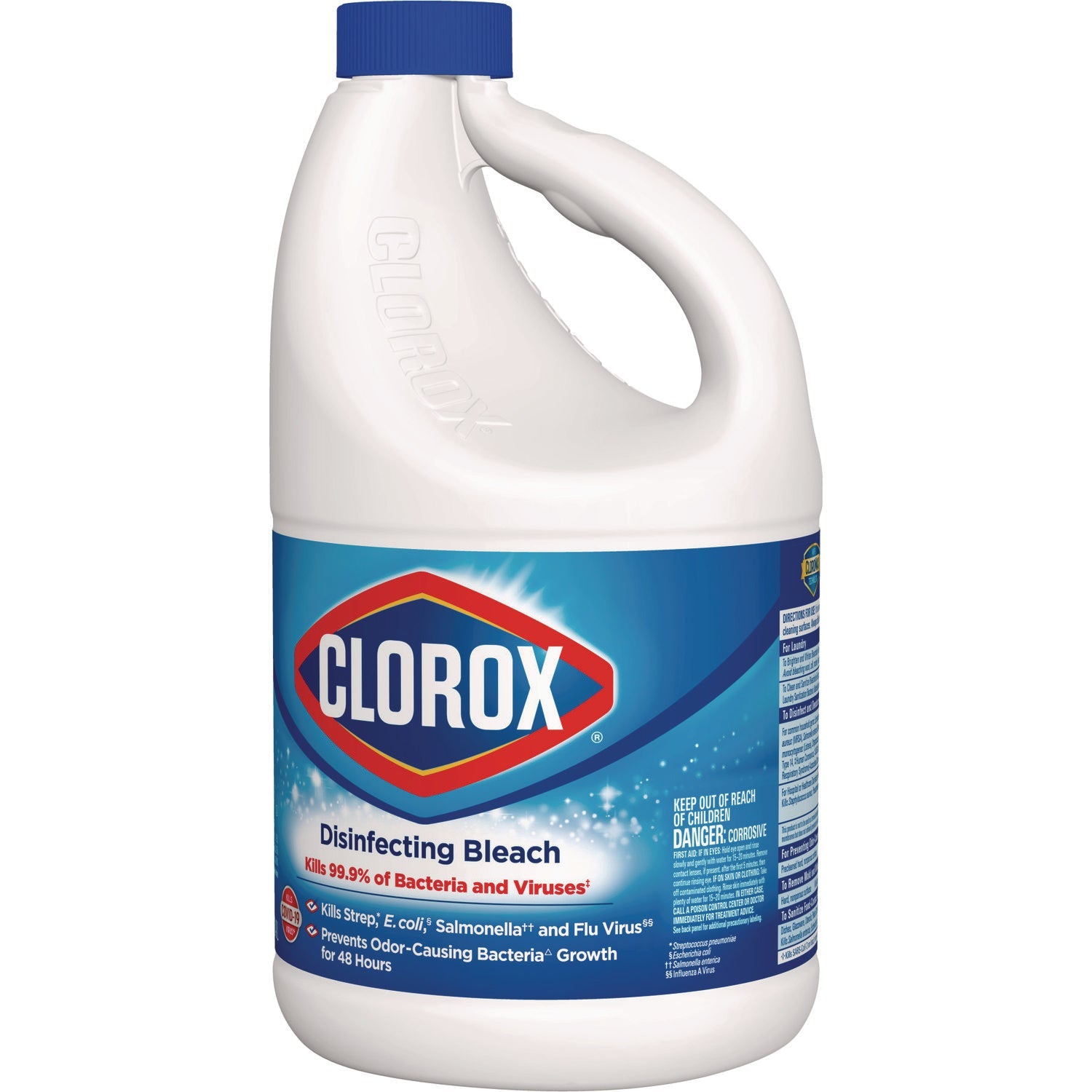 Clorox® Concentrated Regular Disinfecting Bleach, 81 oz Bottle, 6/Carton