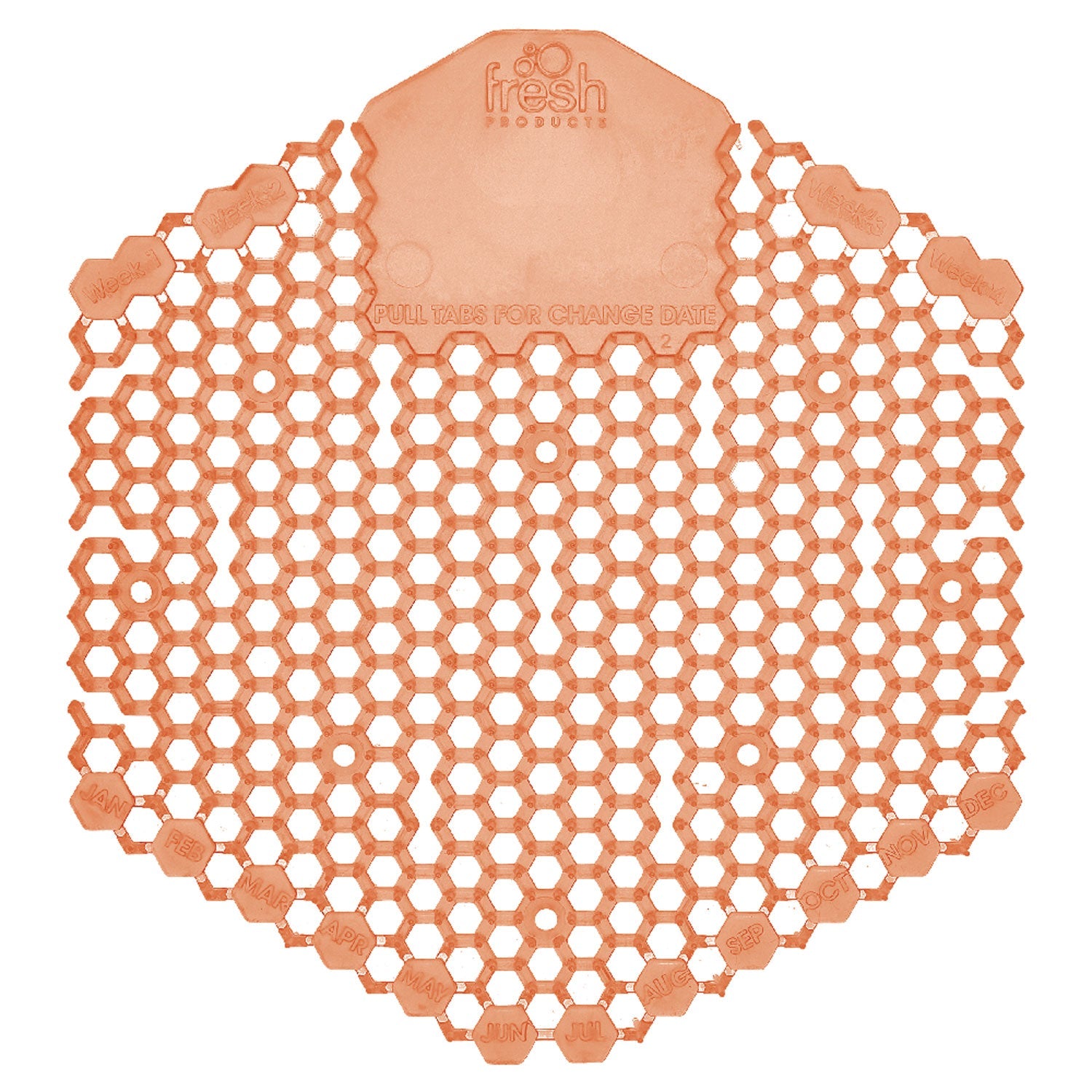 Wave 3d Urinal Deodorizer Screen | Mango, 10/Box