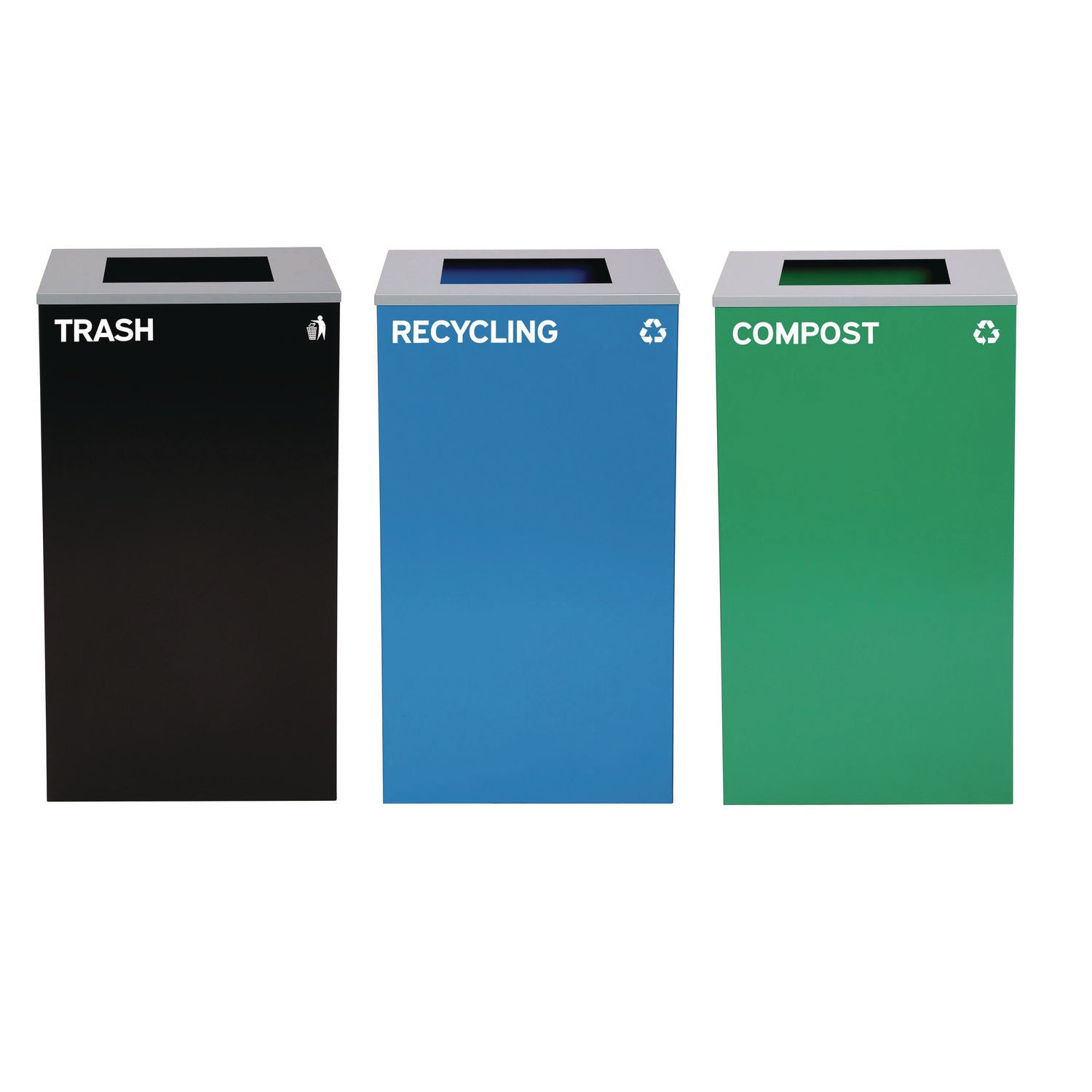 Alpine Industries 29 Gallon Trash/Recycling Cans