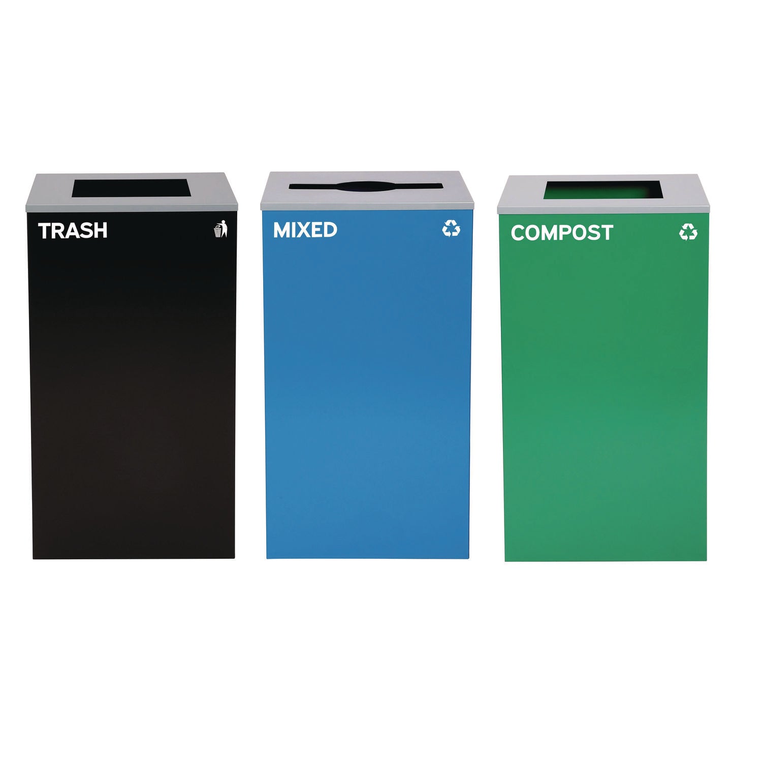 Alpine Industries 29 Gallon Trash/Recycling Cans