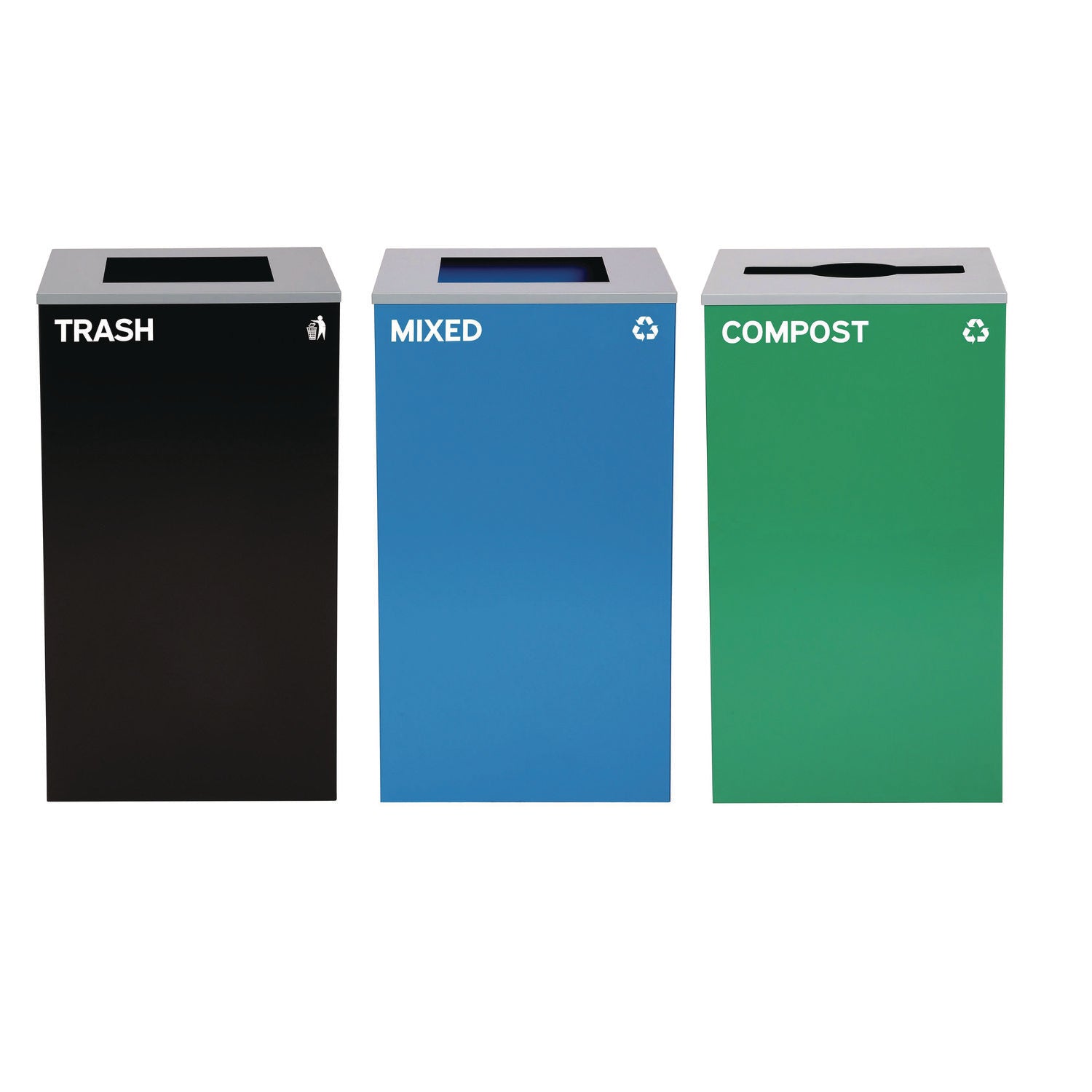 Alpine Industries 29 Gallon Trash/Recycling Cans