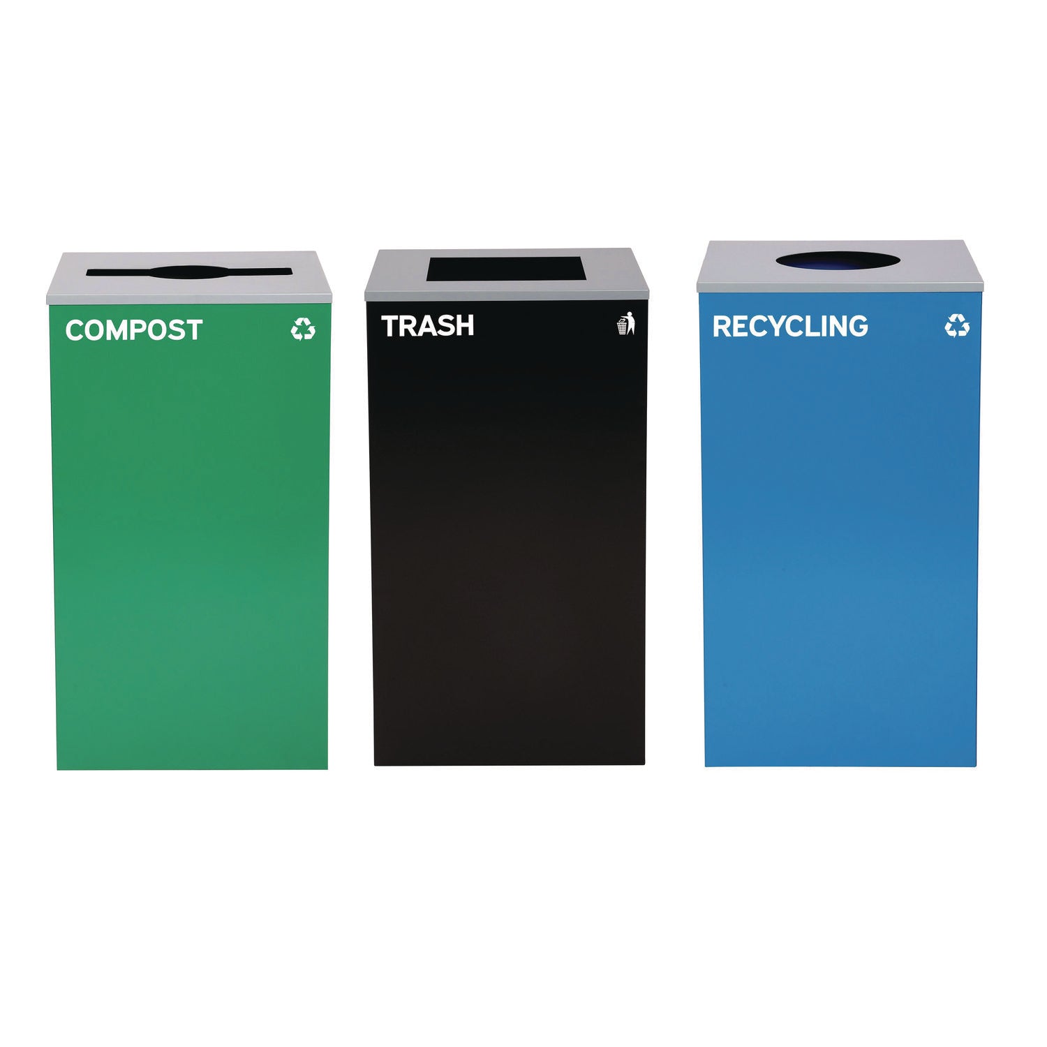 Alpine Industries 29 Gallon Trash/Recycling Cans