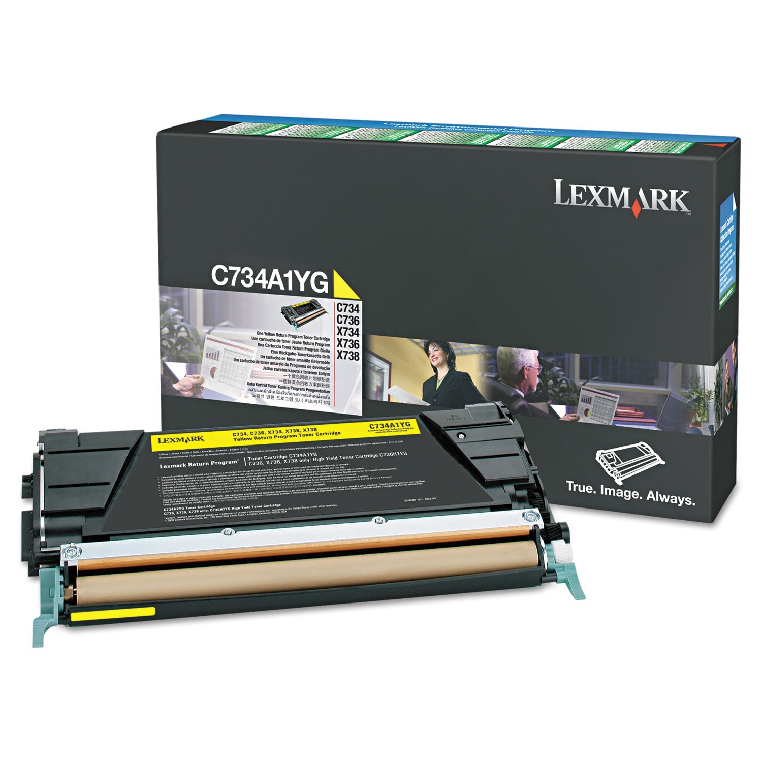 Lexmark X746a1yg Toner | Return Program, Yellow