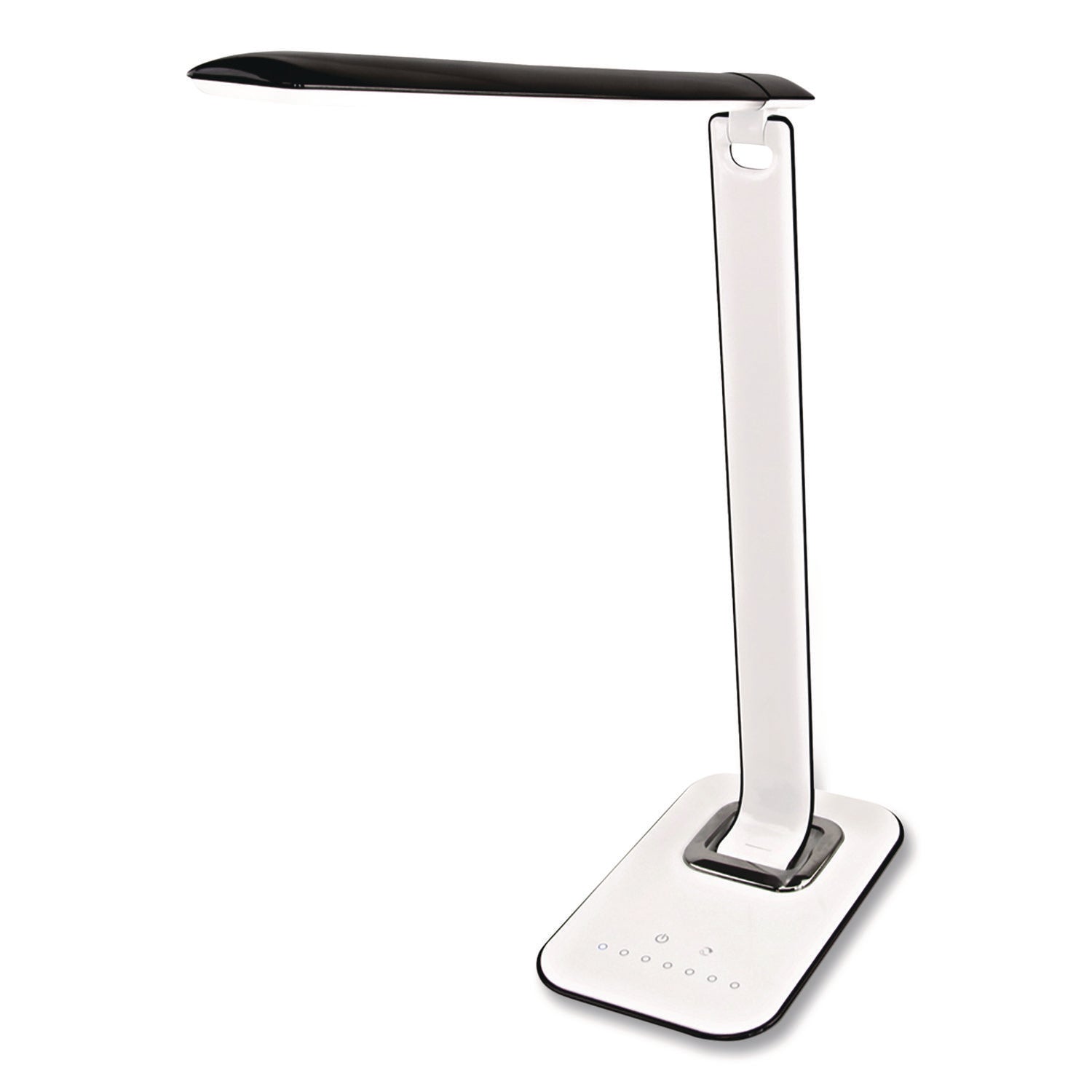 MOUNT-IT! Turcom RelaxaLight Dimmable LED Desk Lamp with USB, Adjustable Neck, 16" to 28.5" High, White