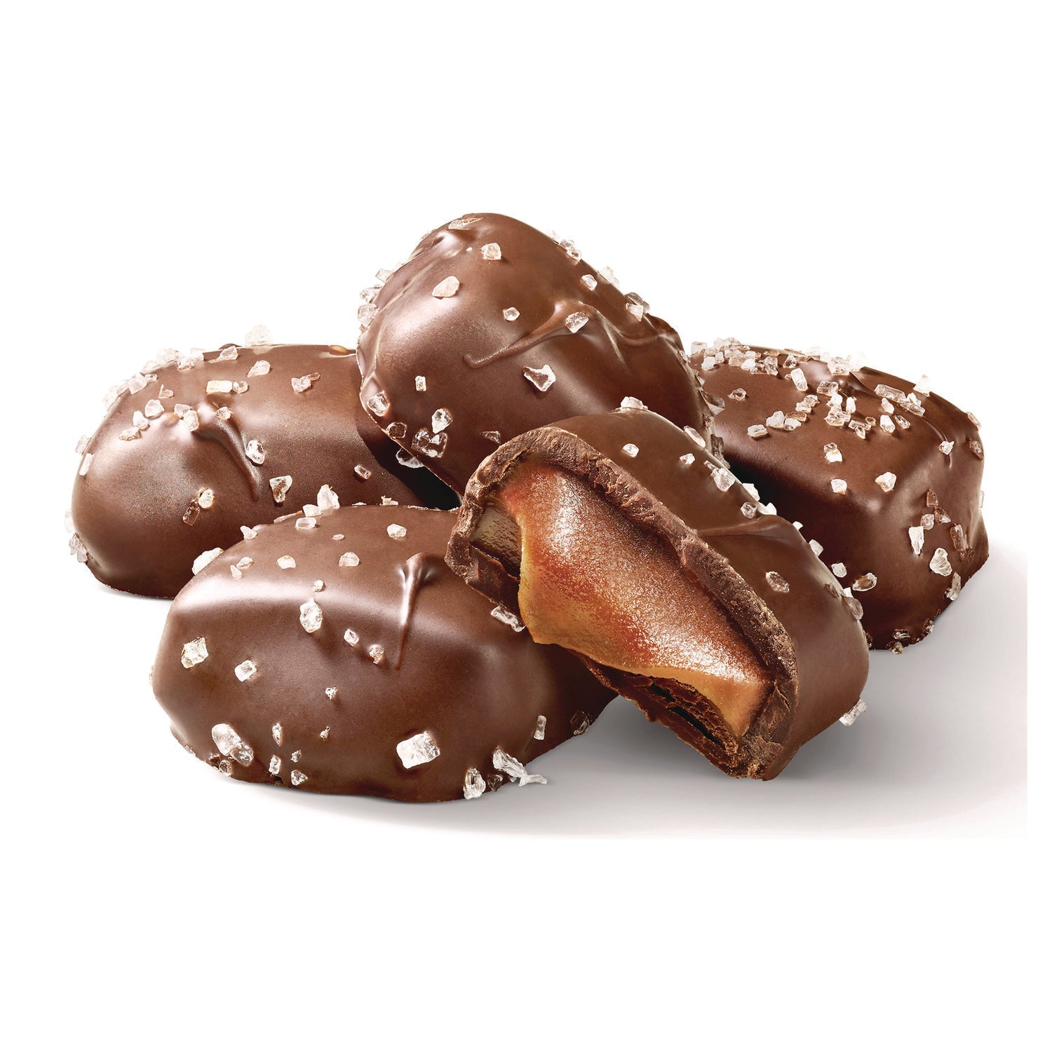 Sanders® Small Batch Wonders Milk Chocolate Sea Salt Caramels, 18 oz Tub