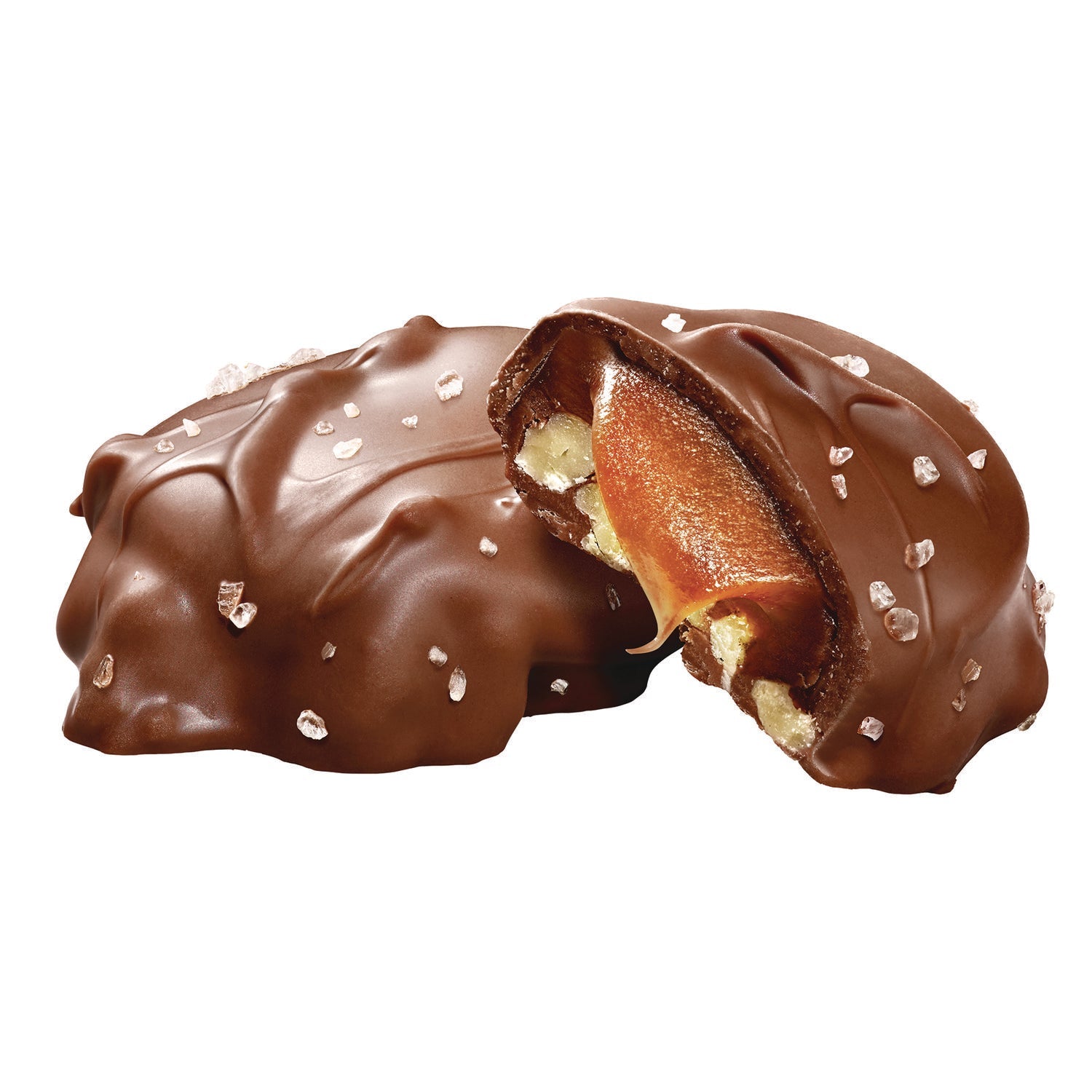 Sanders® Small Batch wonders Sea Salt Caramel Pecan Clusters, 18 oz Tub - Bloom Skins